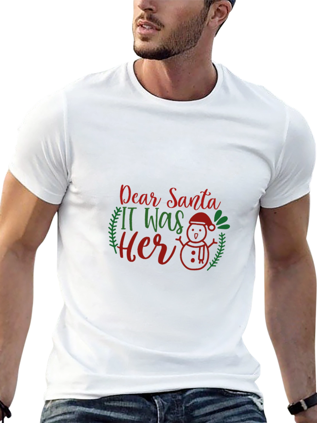 Dear Santa It Was Her Christmas T-Shirt