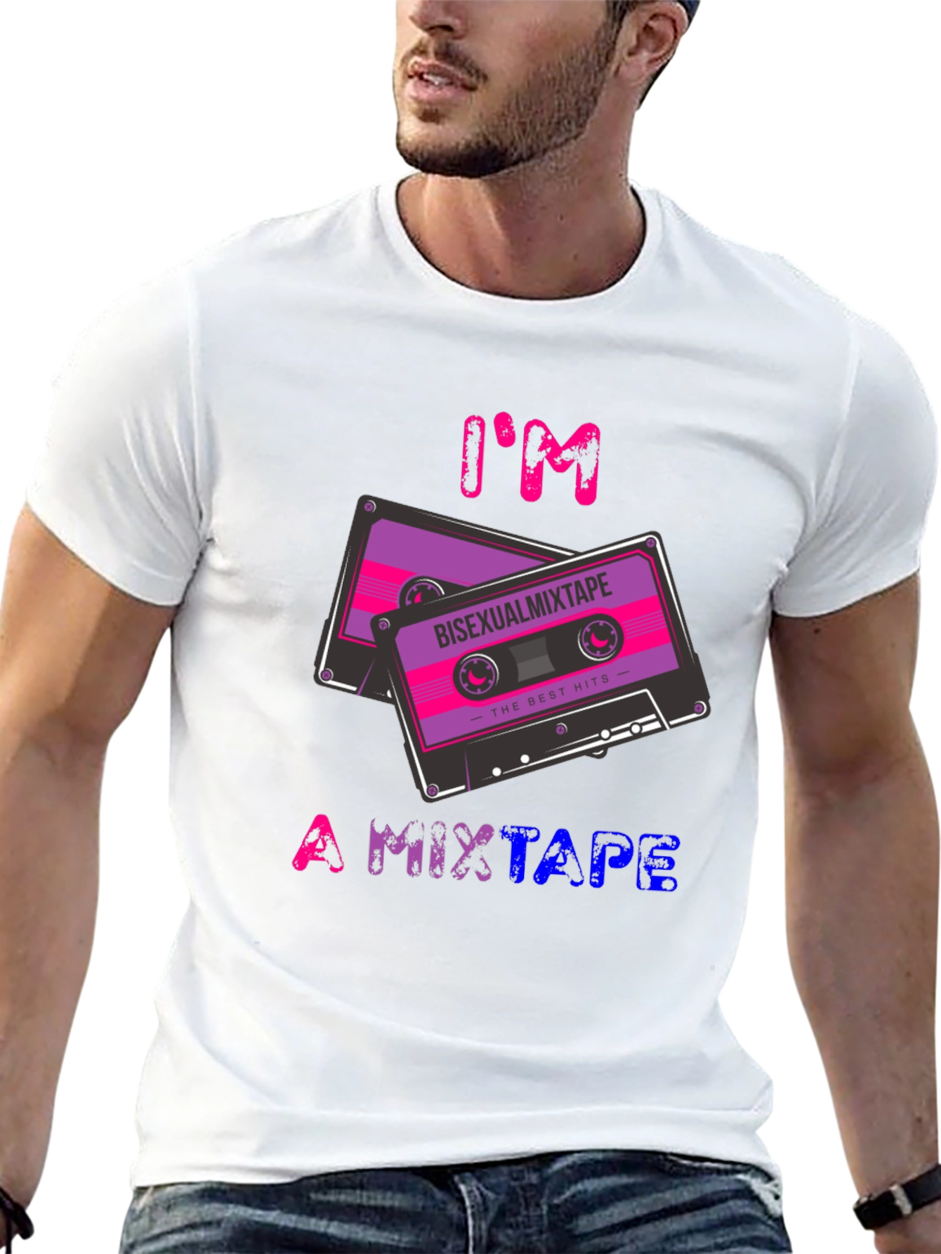 Bisexual Mixtape T-Shirt - LGBTQ Pride