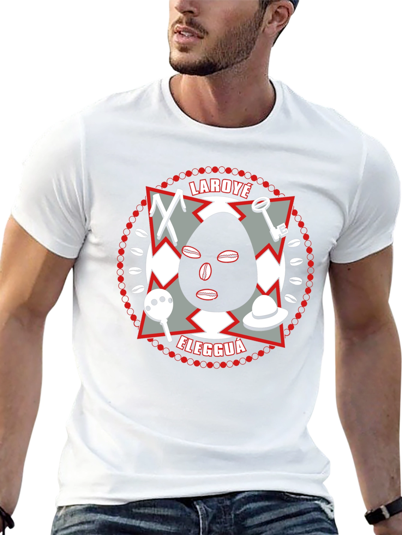 Laroye Eleggua T-Shirt - Orisha Elegua Design