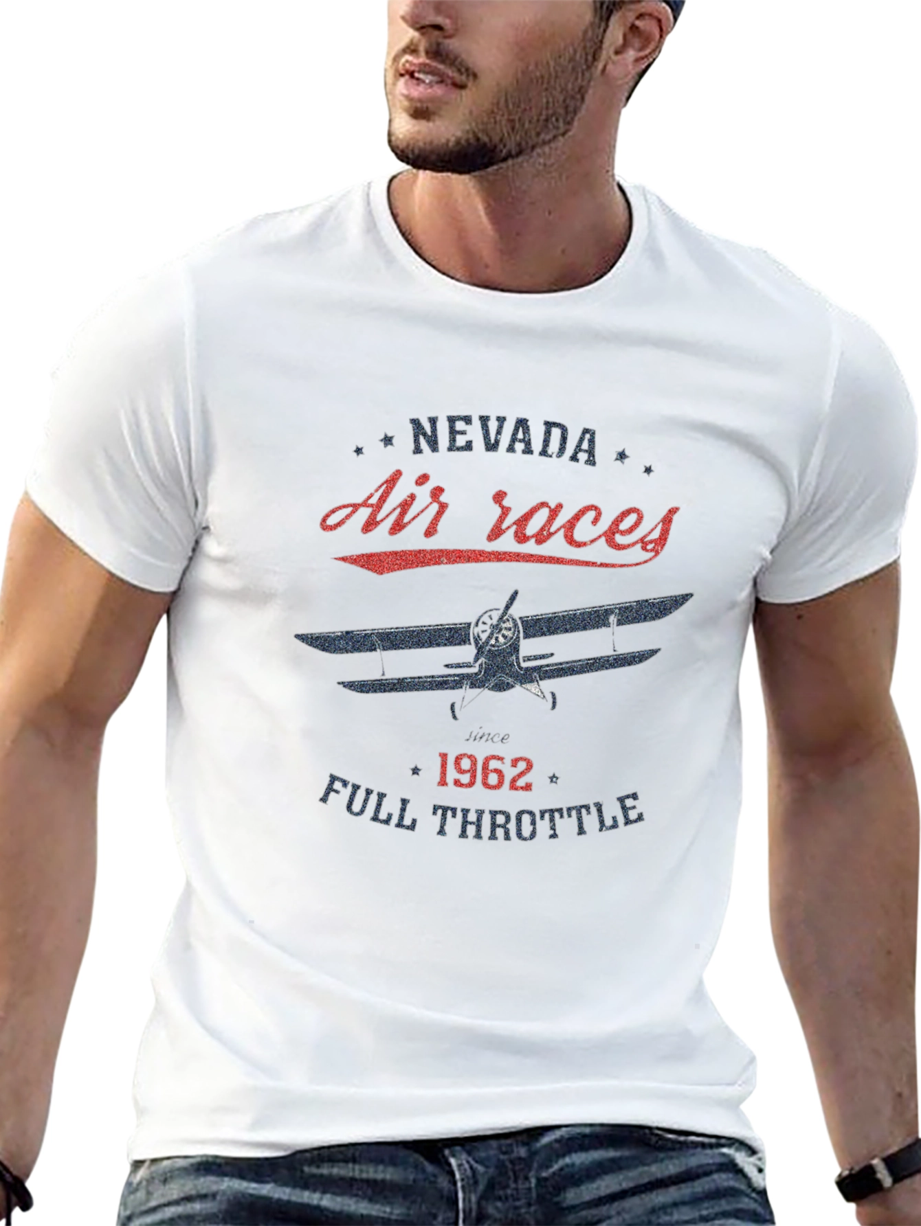 Nevada Air Races 1962 Black Graphic Tee