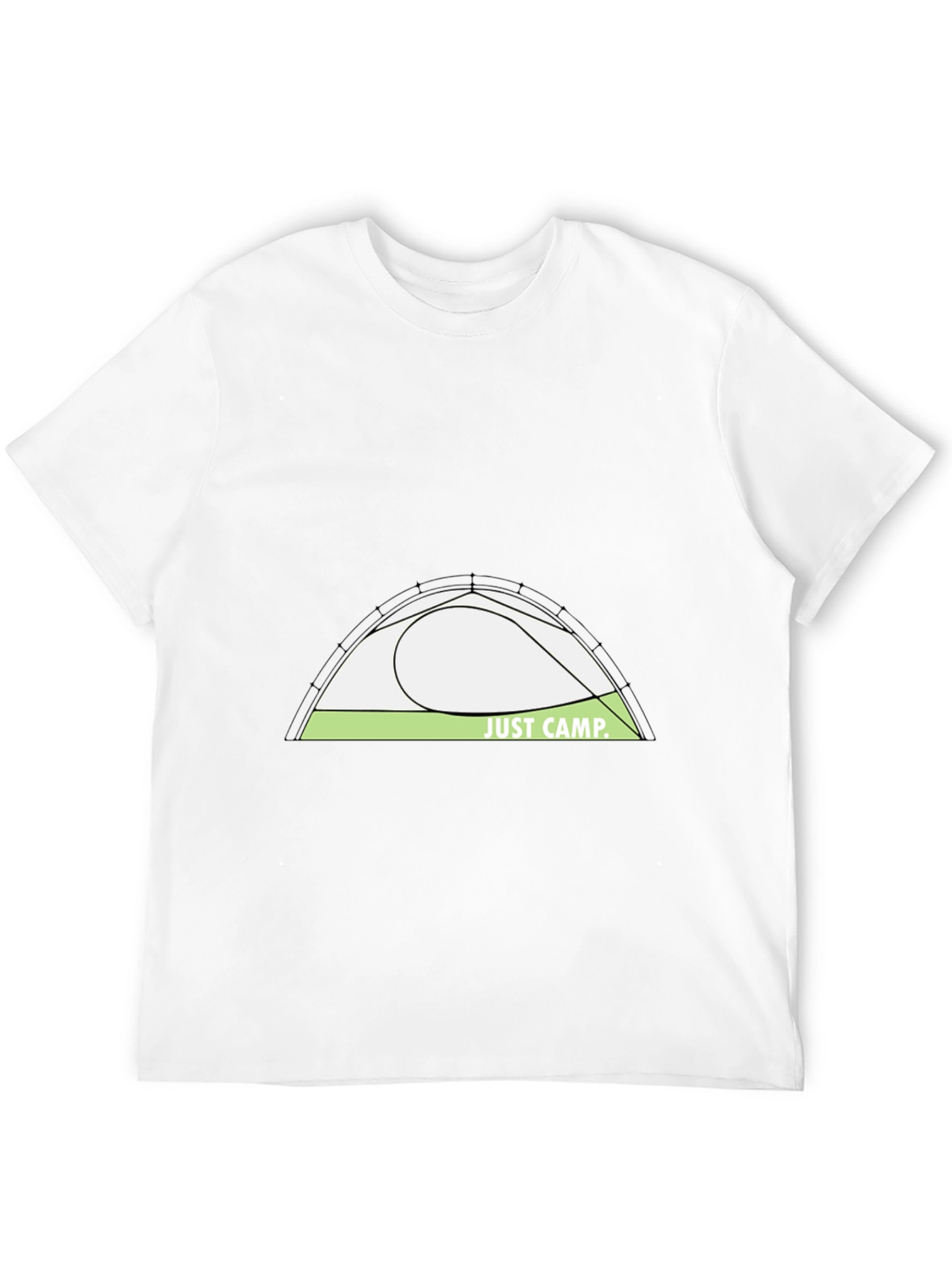 Just Camp Black Graphic Tee