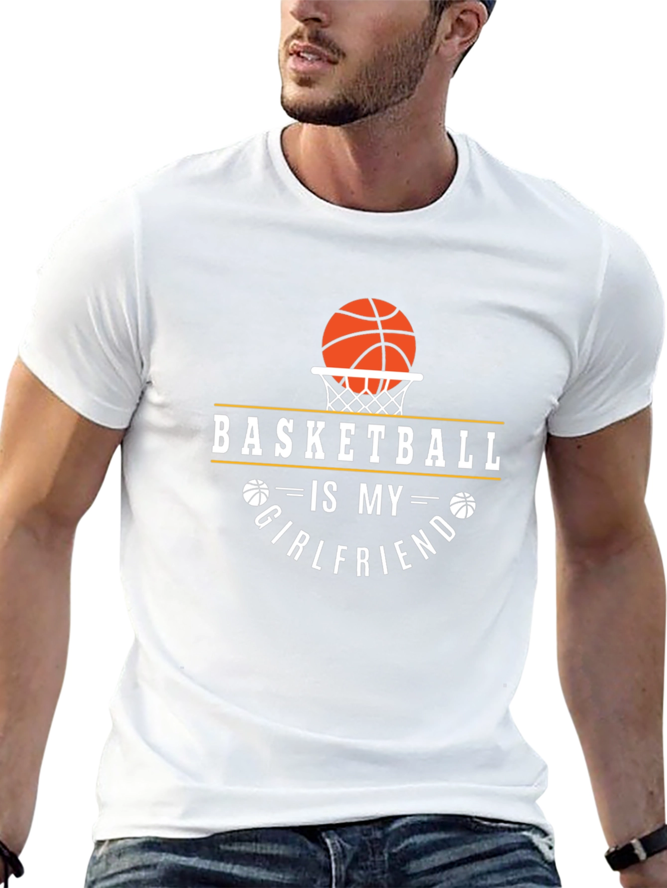Basketball is My Girlfriend Graphic Tee