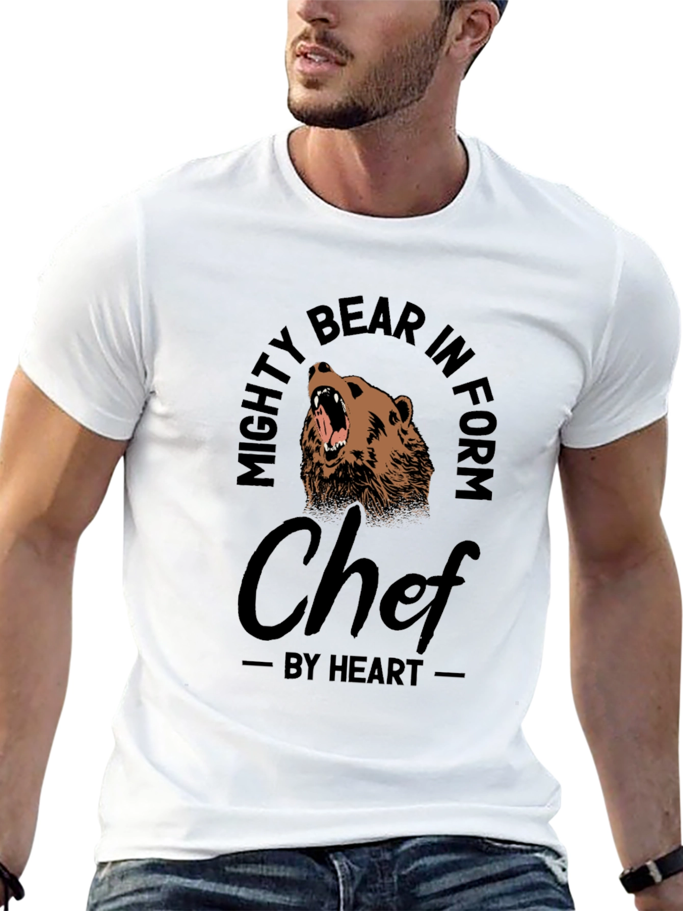 Mighty Bear Chef T-Shirt - By Heart
