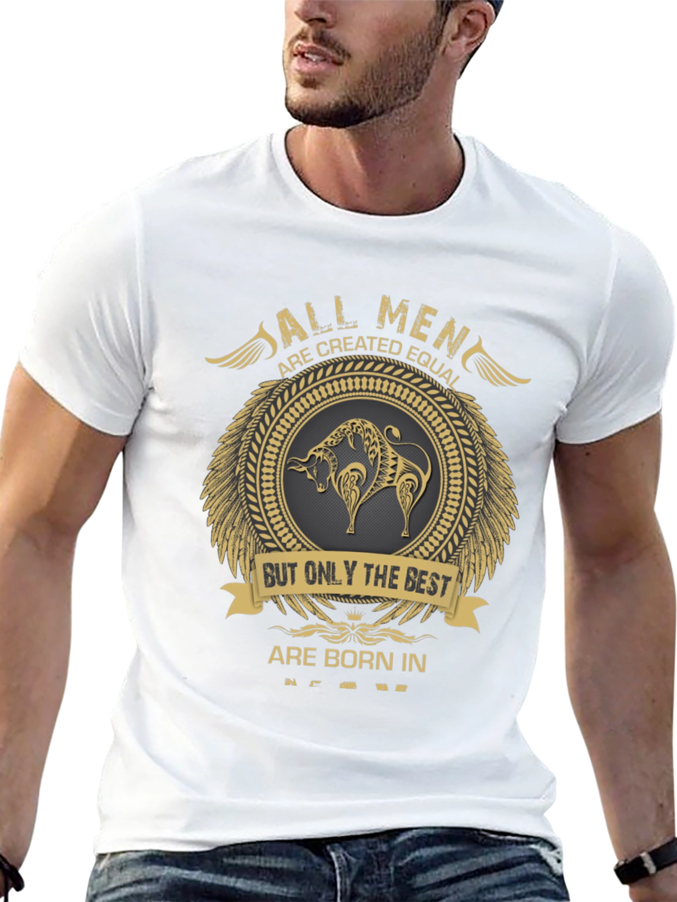 Born In Zodiac Graphic T-Shirt