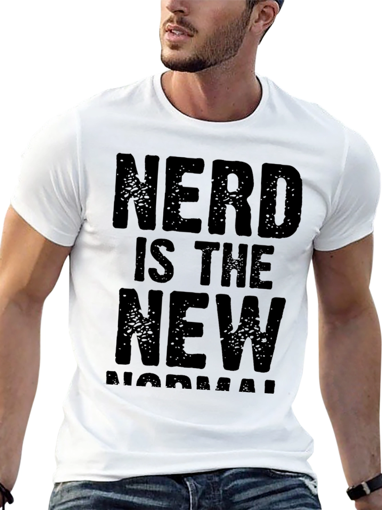 Nerd is the New Normal Black T-Shirt