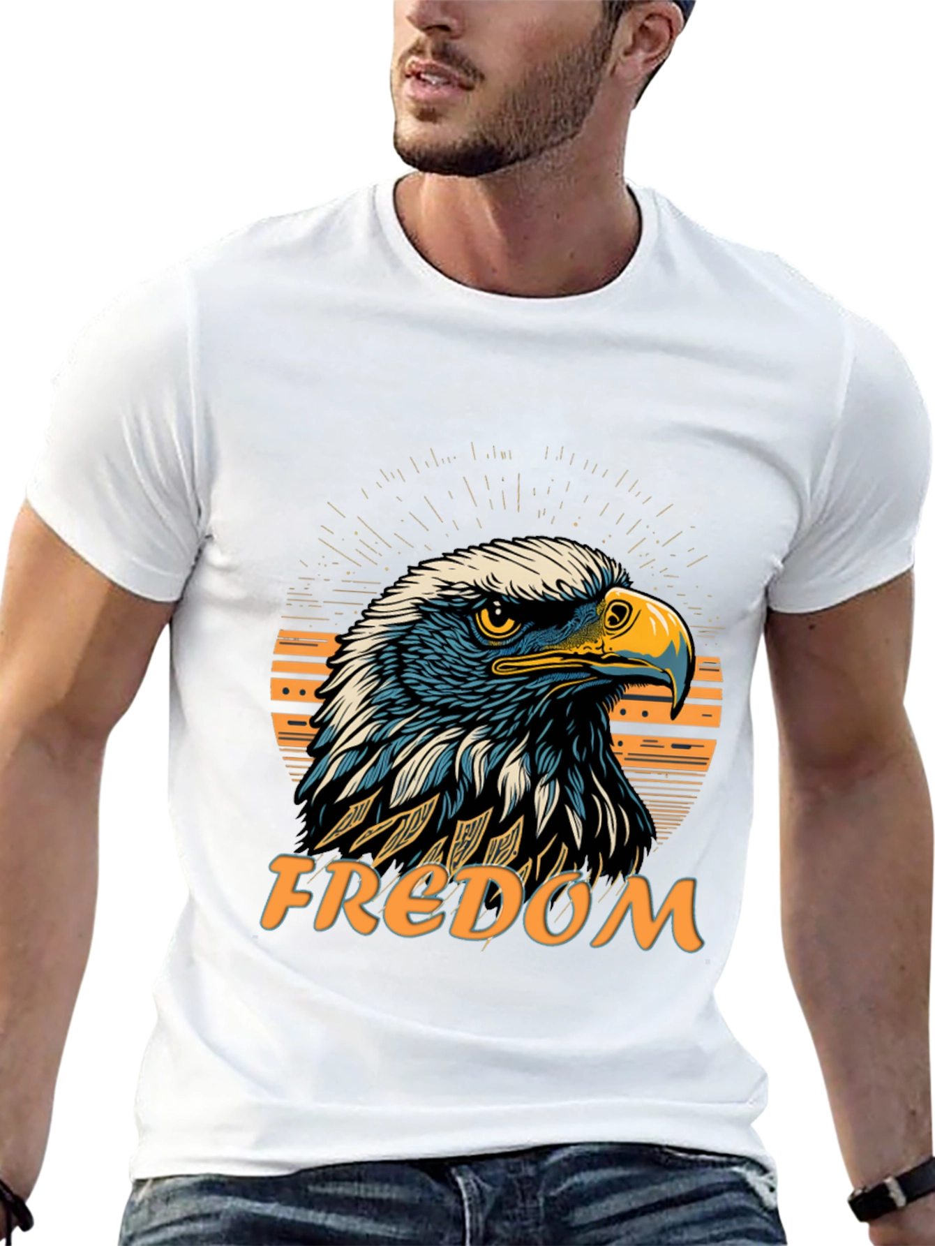 Freedom Eagle Graphic T-Shirt