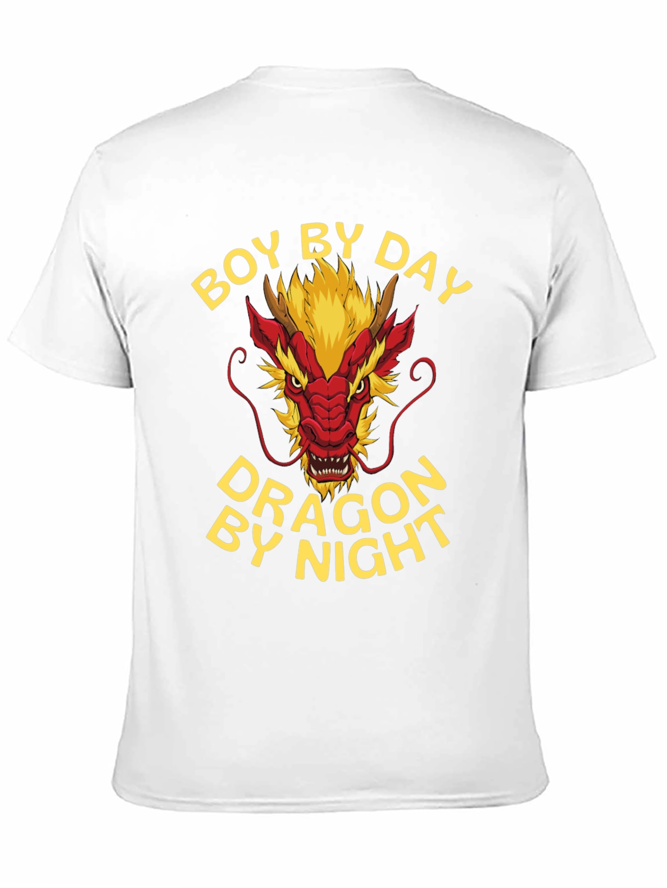 Boy By Day Dragon By Night Graphic Tee