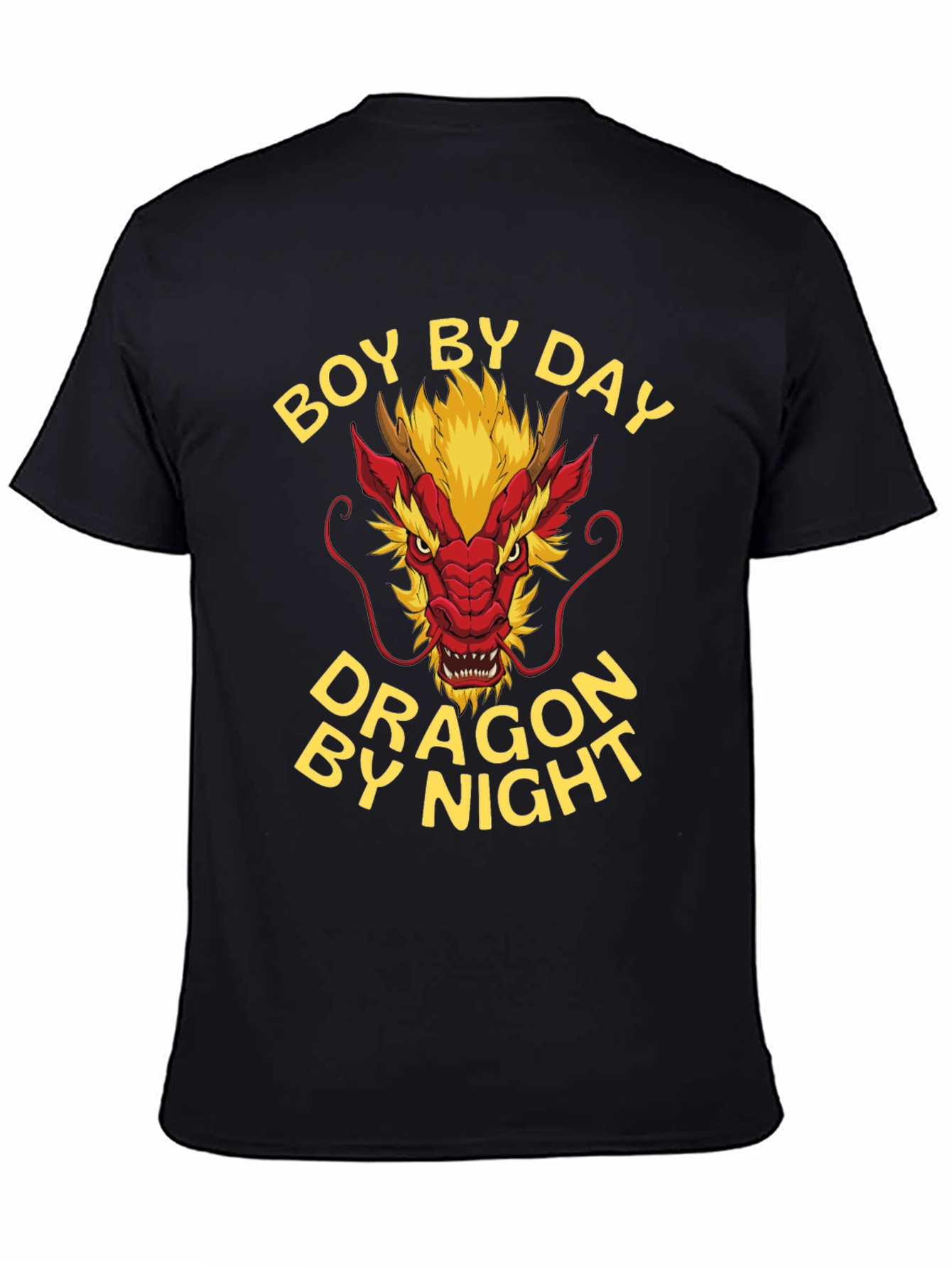 Boy By Day Dragon By Night Graphic Tee
