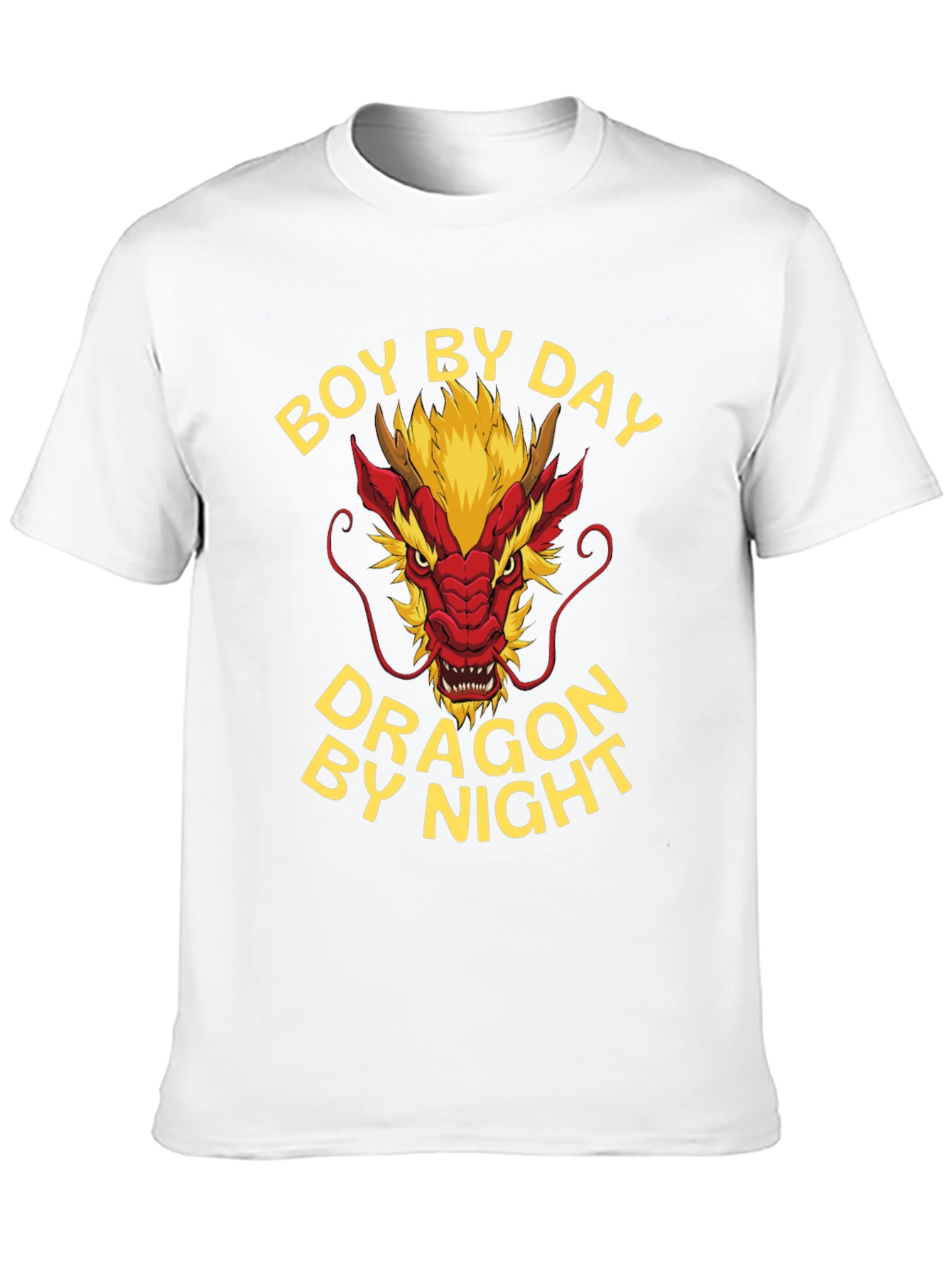 Boy By Day Dragon By Night Graphic Tee