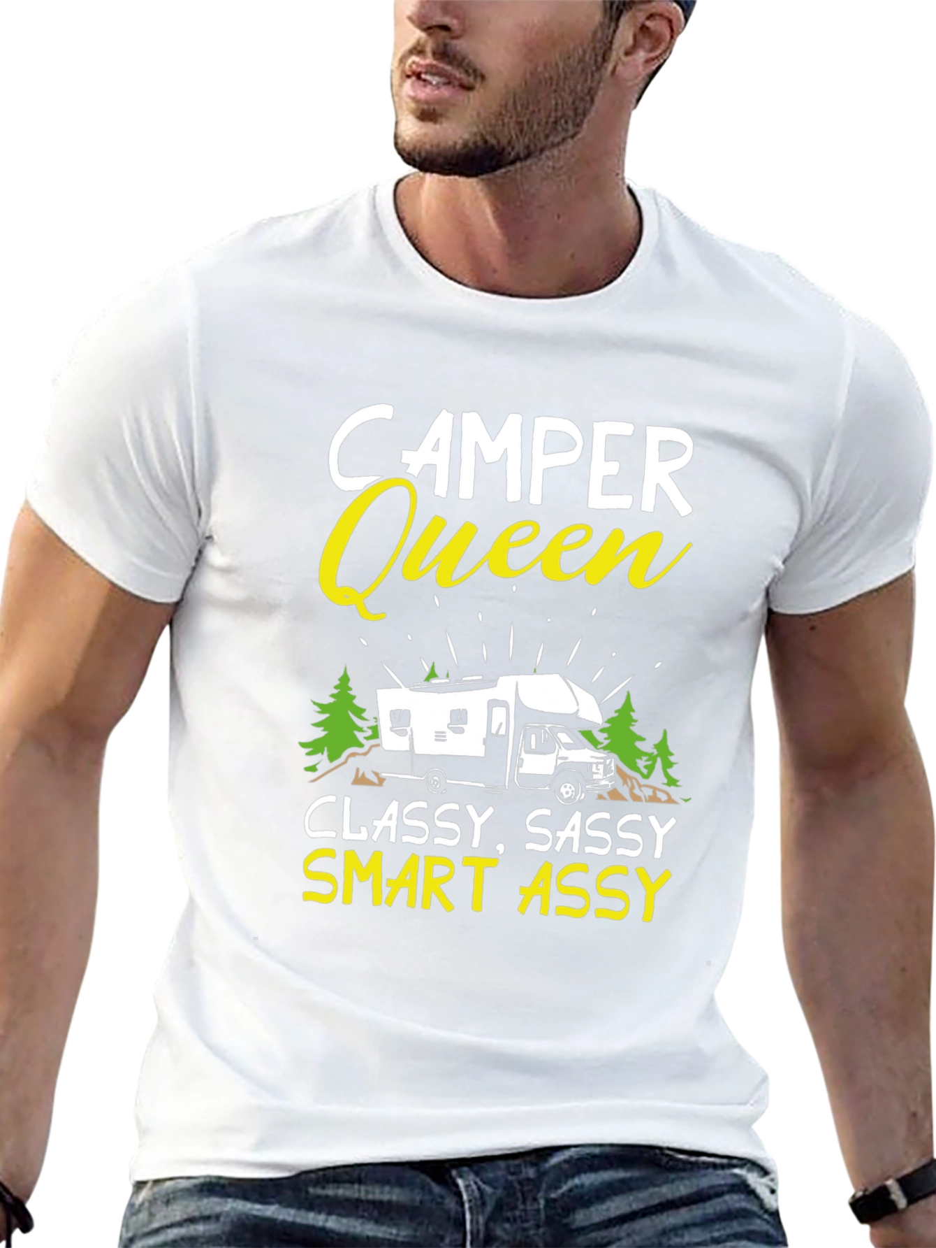 Camper Queen T-Shirt - Classy Sassy Smart Assy