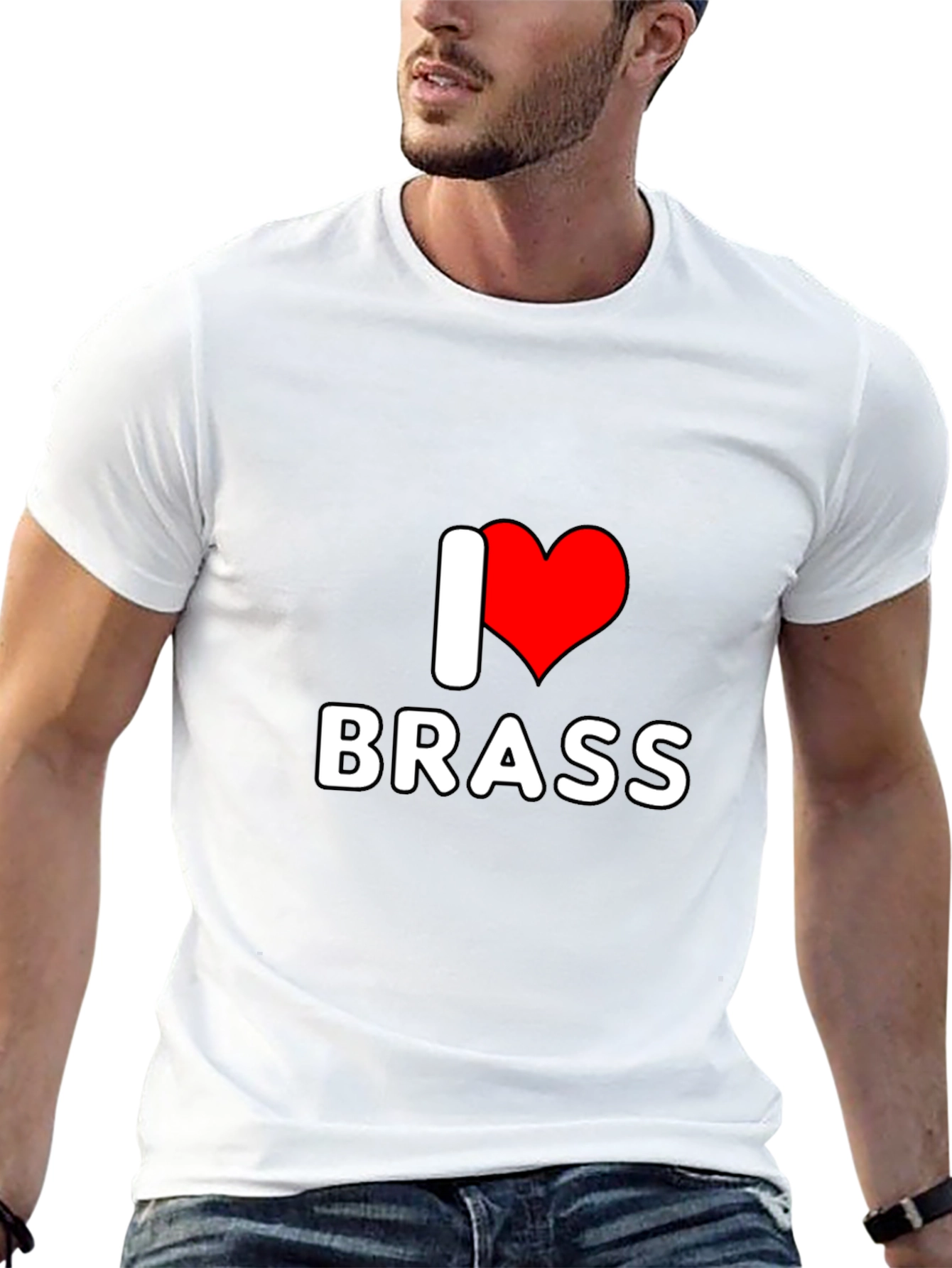 I Heart Brass Black T-Shirt