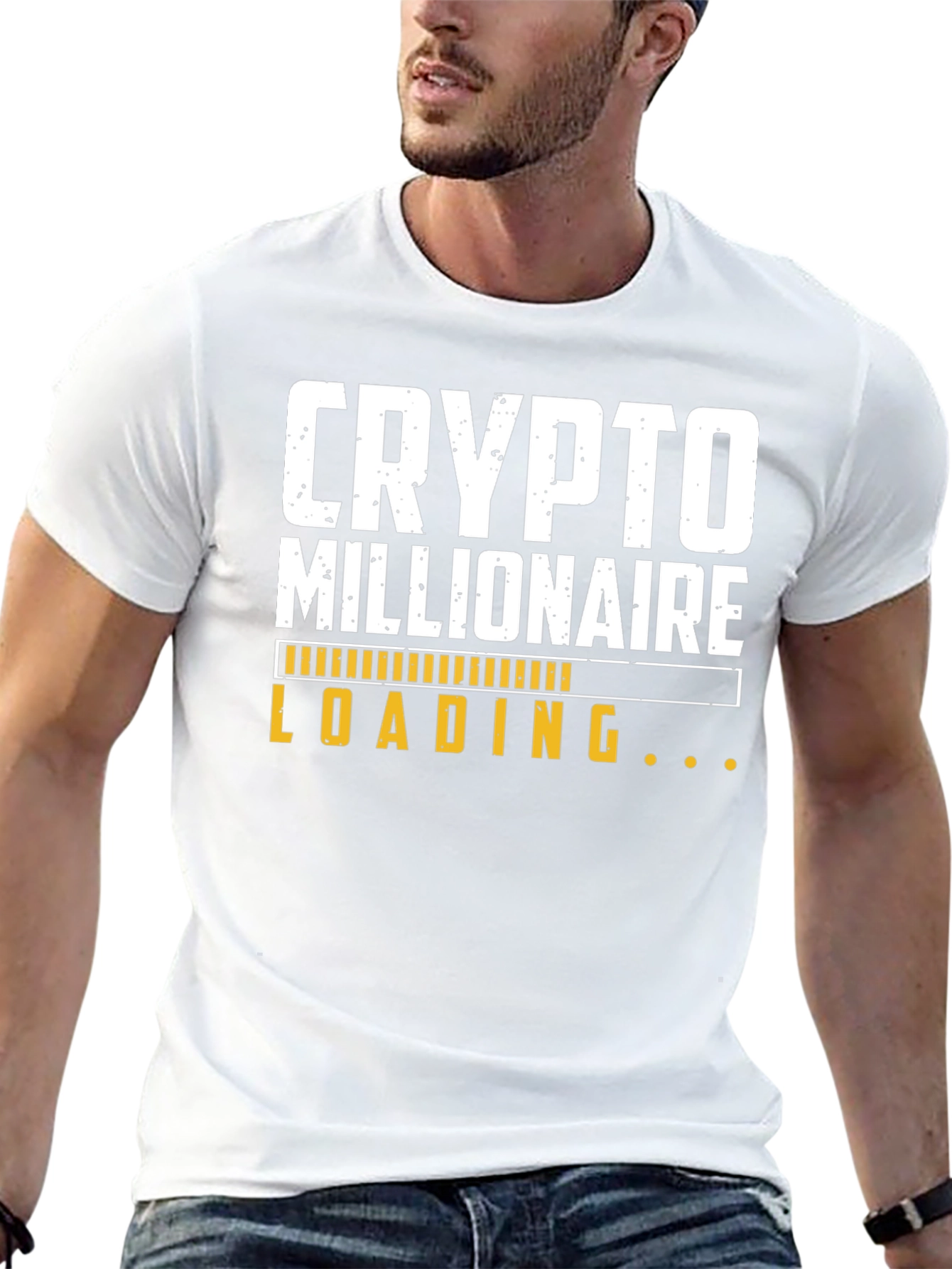 Crypto Millionaire Loading T-Shirt - Black