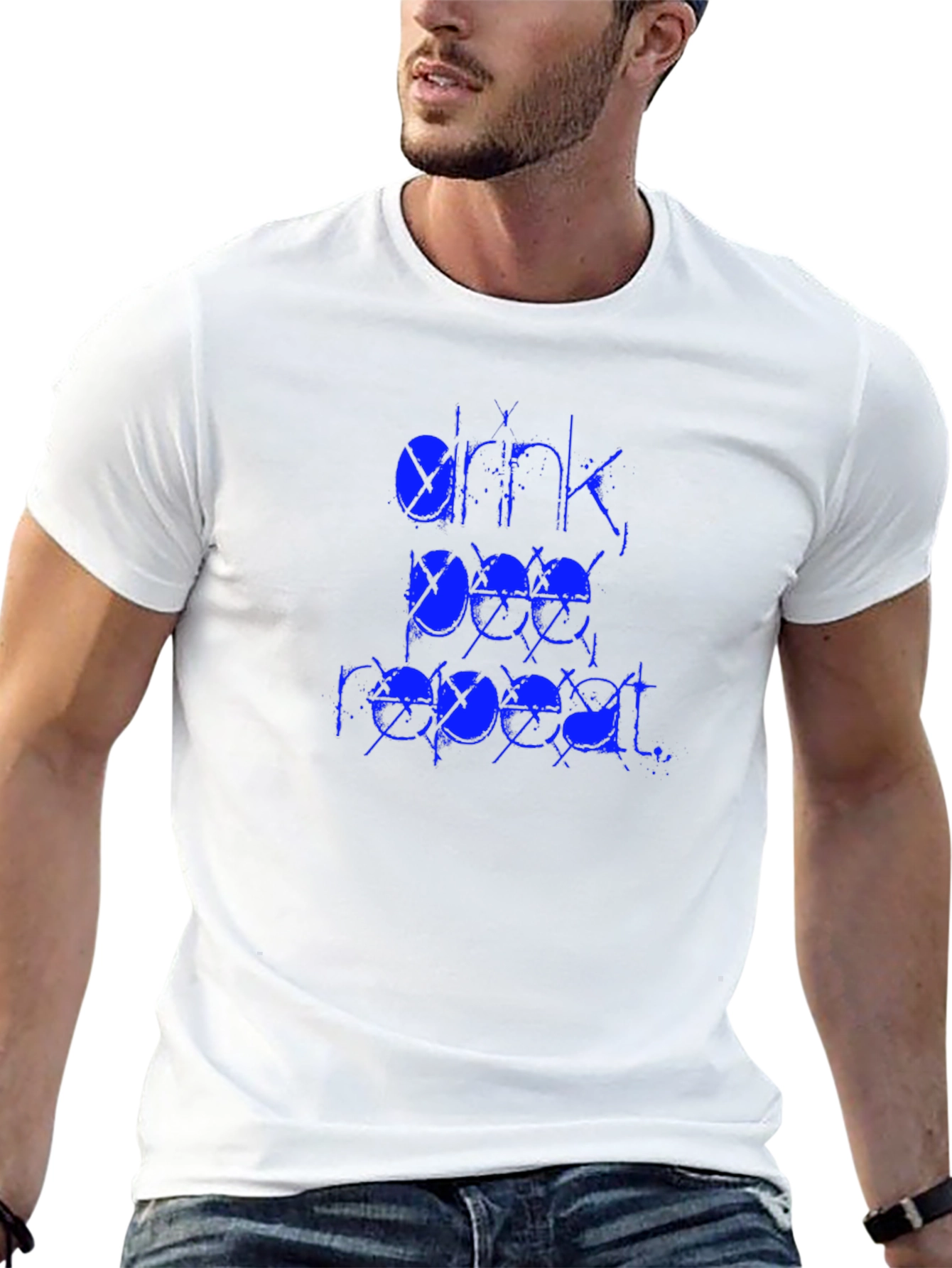 Drink Beer Repeat Graphic Tee