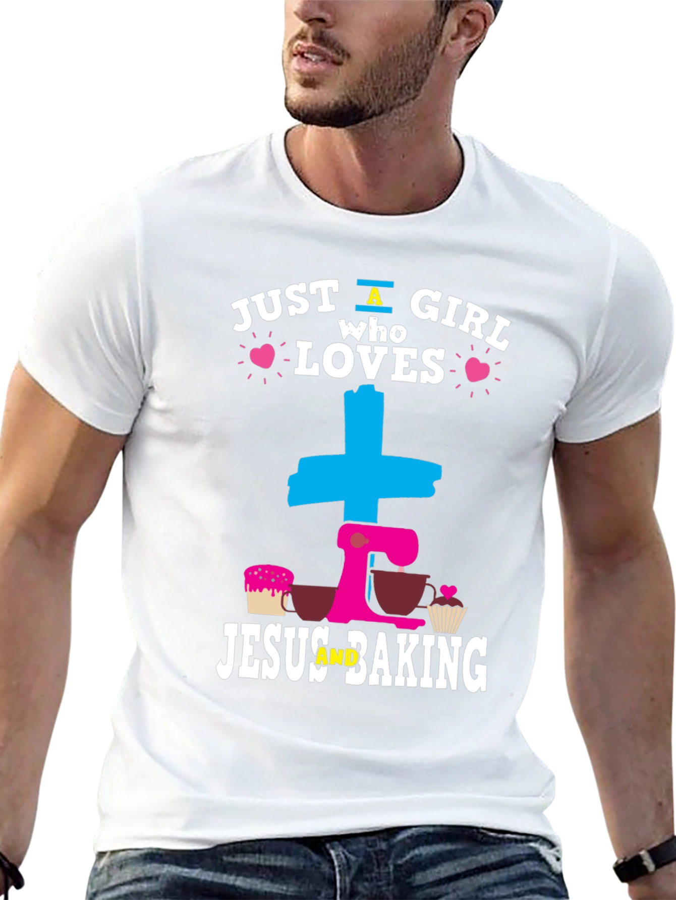 Just a Girl Who Loves Jesus and Baking T-Shirt