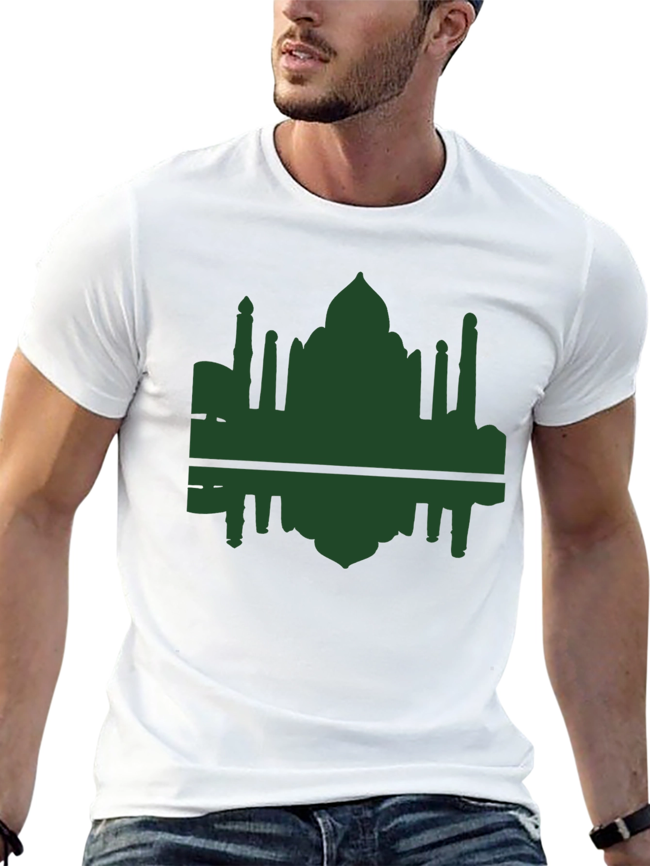 Taj Mahal Silhouette Graphic Tee