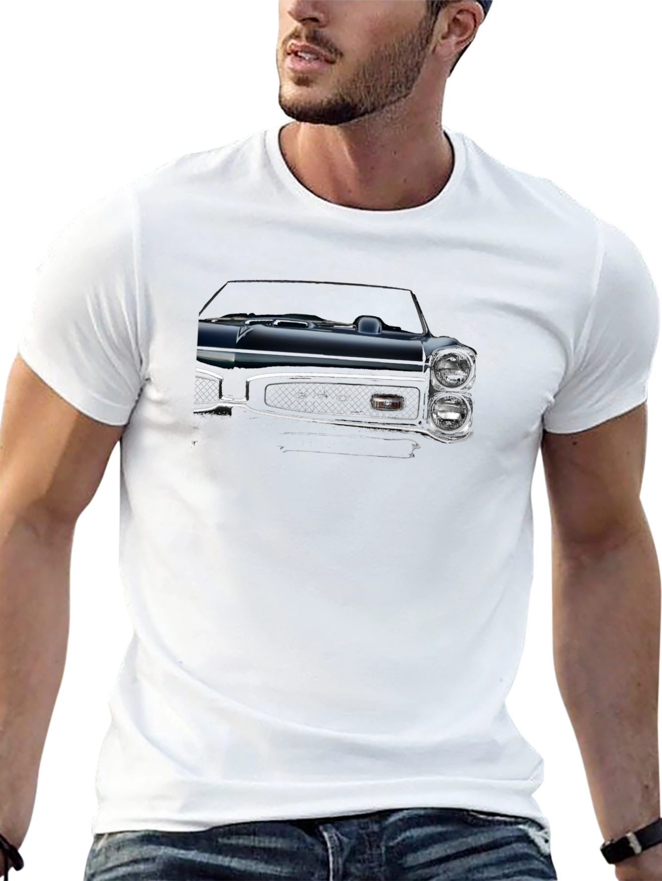 Classic GTO Car Graphic T-Shirt