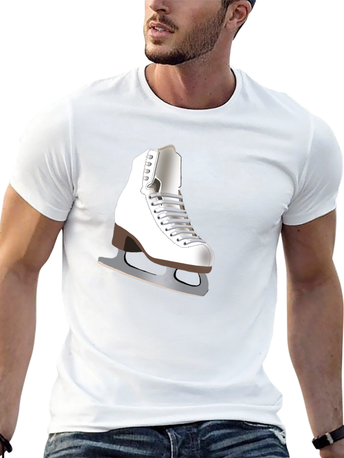 Ice Skate Graphic T-Shirt