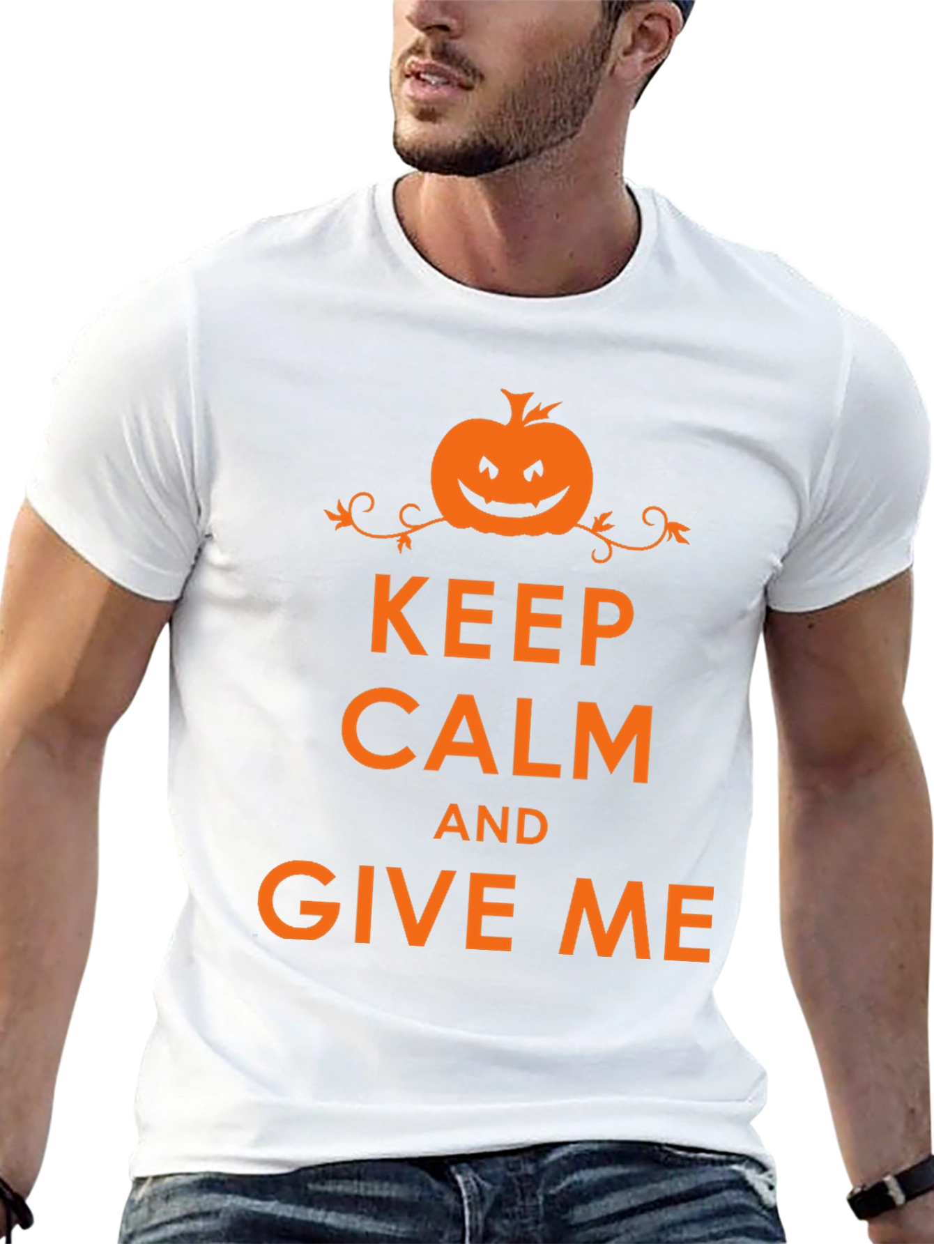 Keep Calm and Give Me Candy Halloween T-Shirt