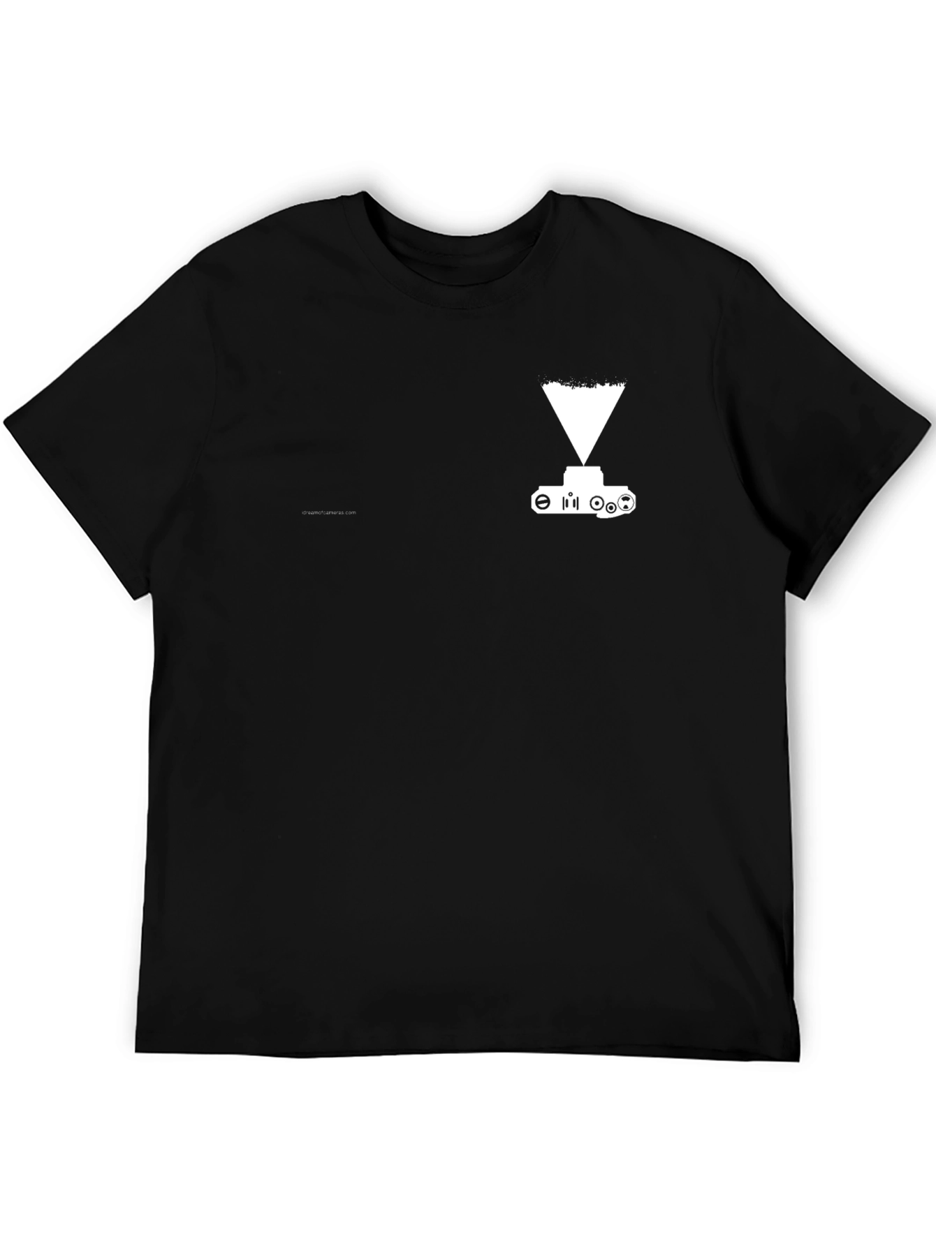 Black Tee Shirt with White Tank Graphic