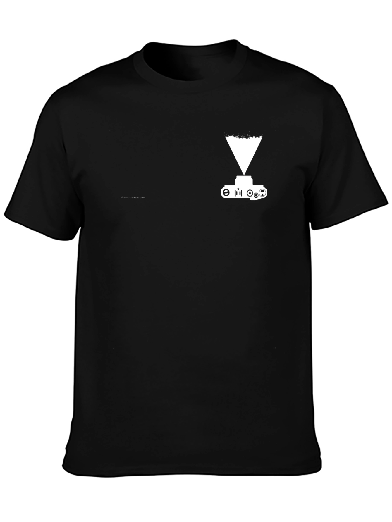Black Tee Shirt with White Tank Graphic