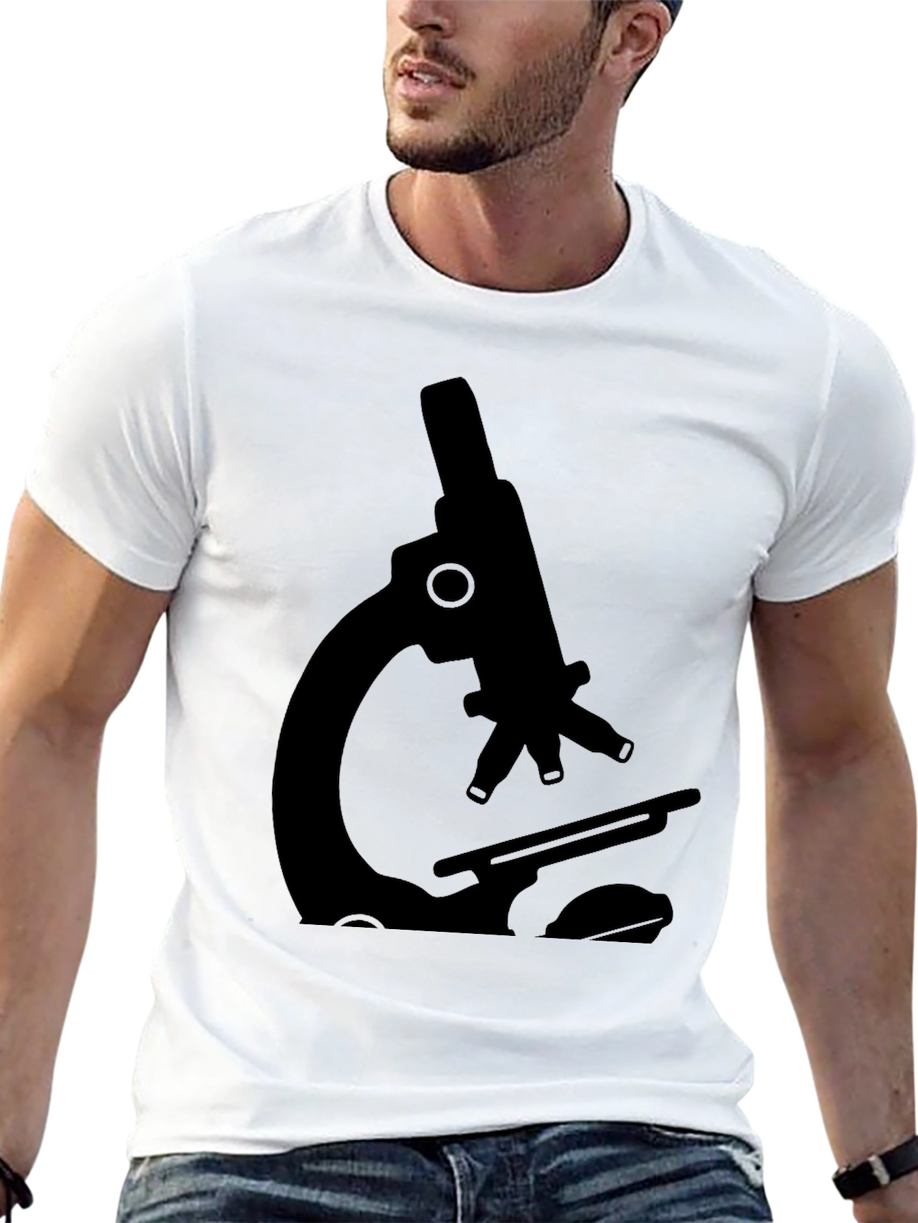 Microscope Graphic Tee - Science Style