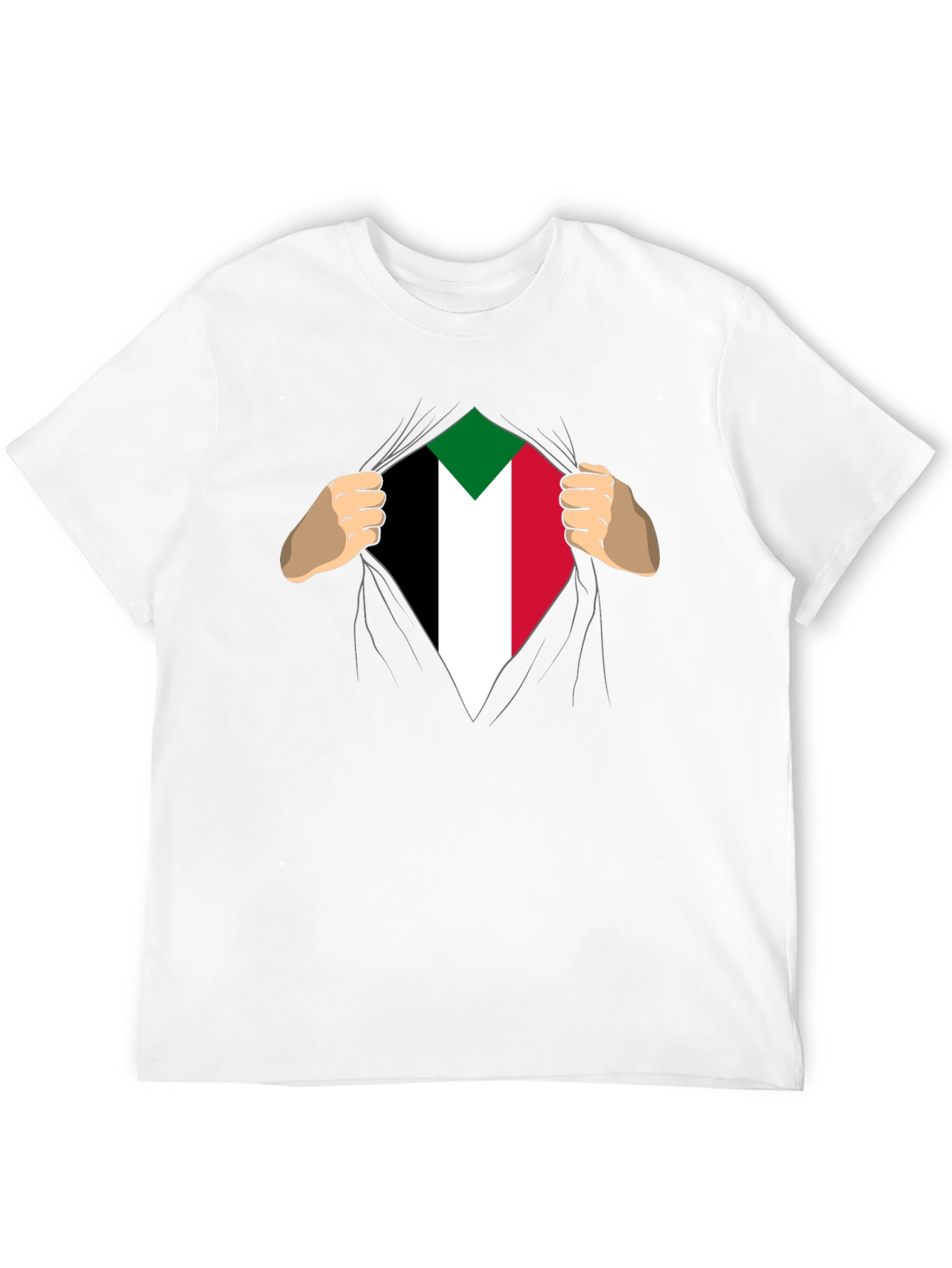 Sudan Flag T-Shirt - Patriotic Graphic Tee