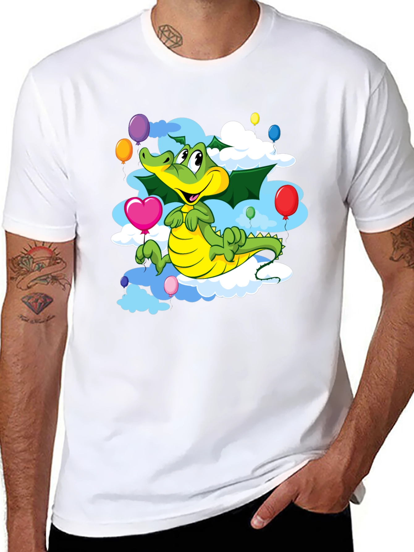 Cartoon Crocodile T-Shirt