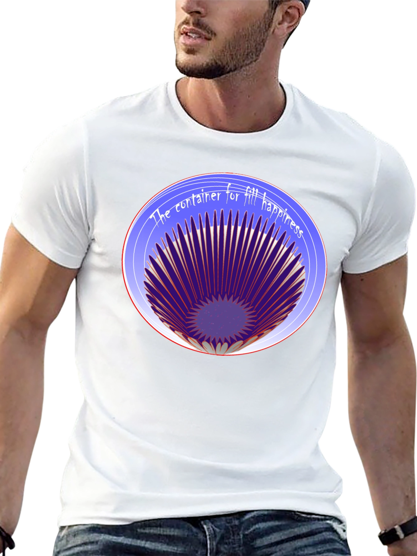 Happiness Container Graphic T-Shirt
