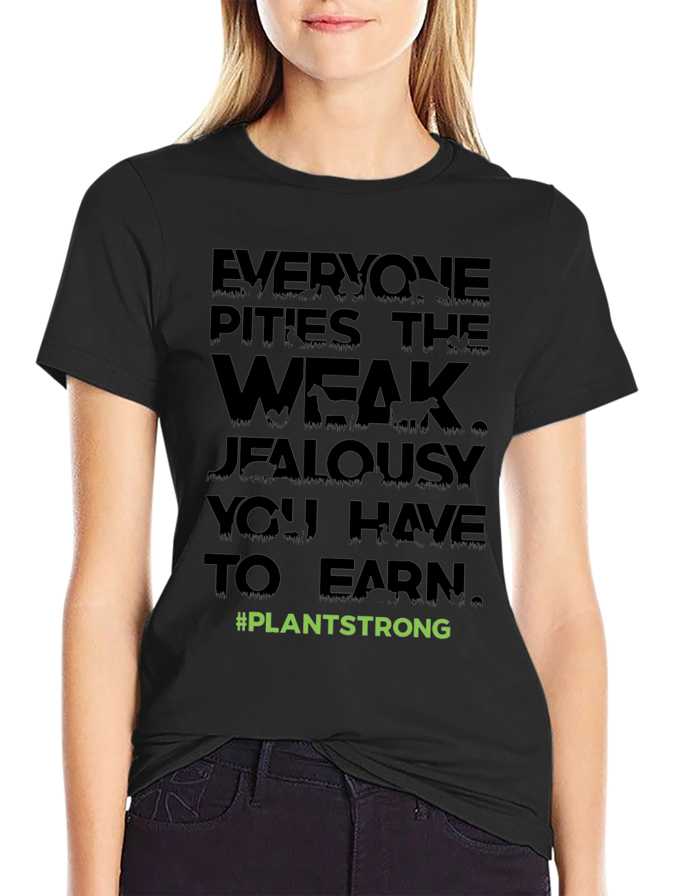 Plant Strong Vegan Graphic Tee