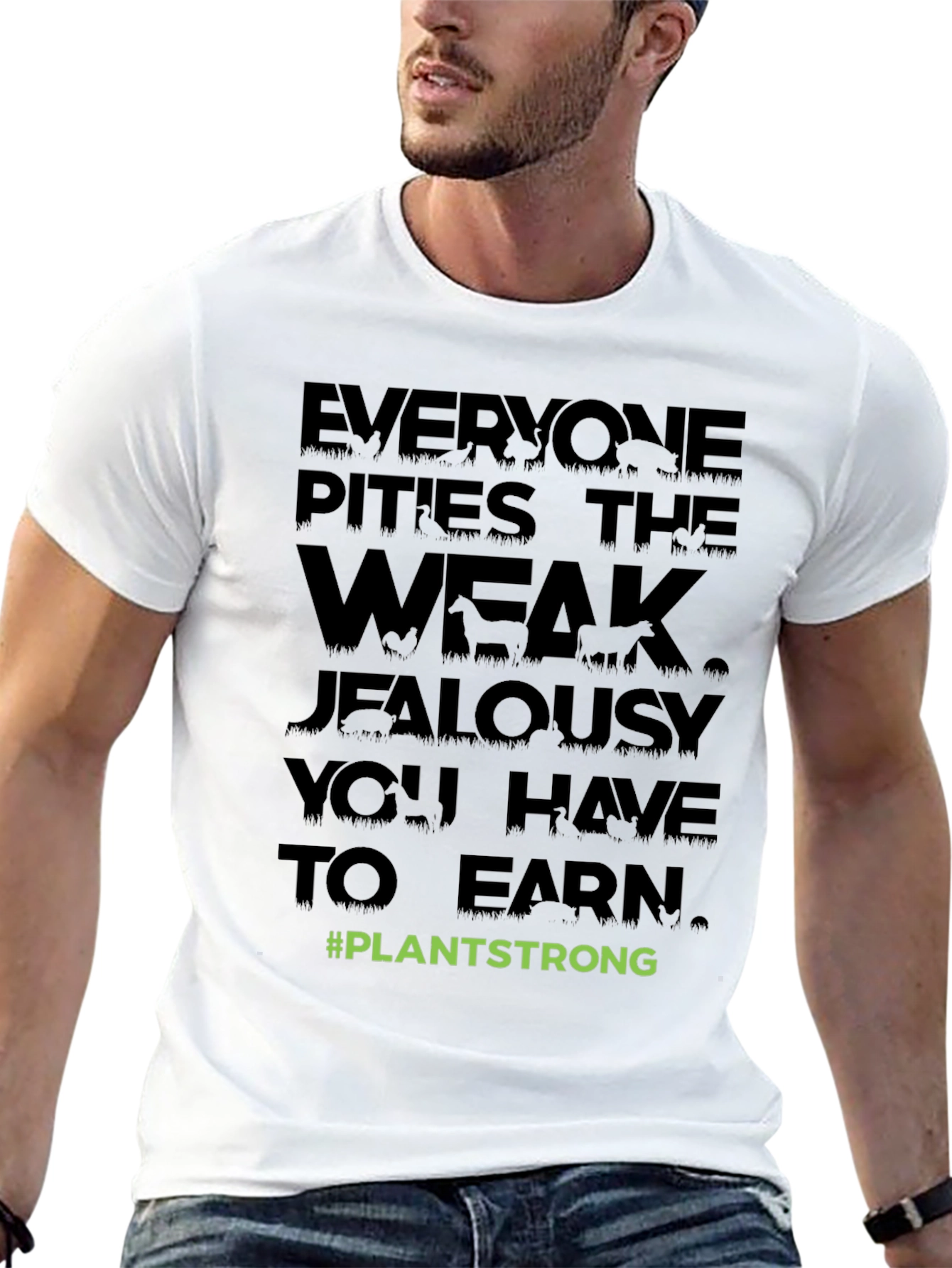 Plant Strong Vegan Graphic Tee
