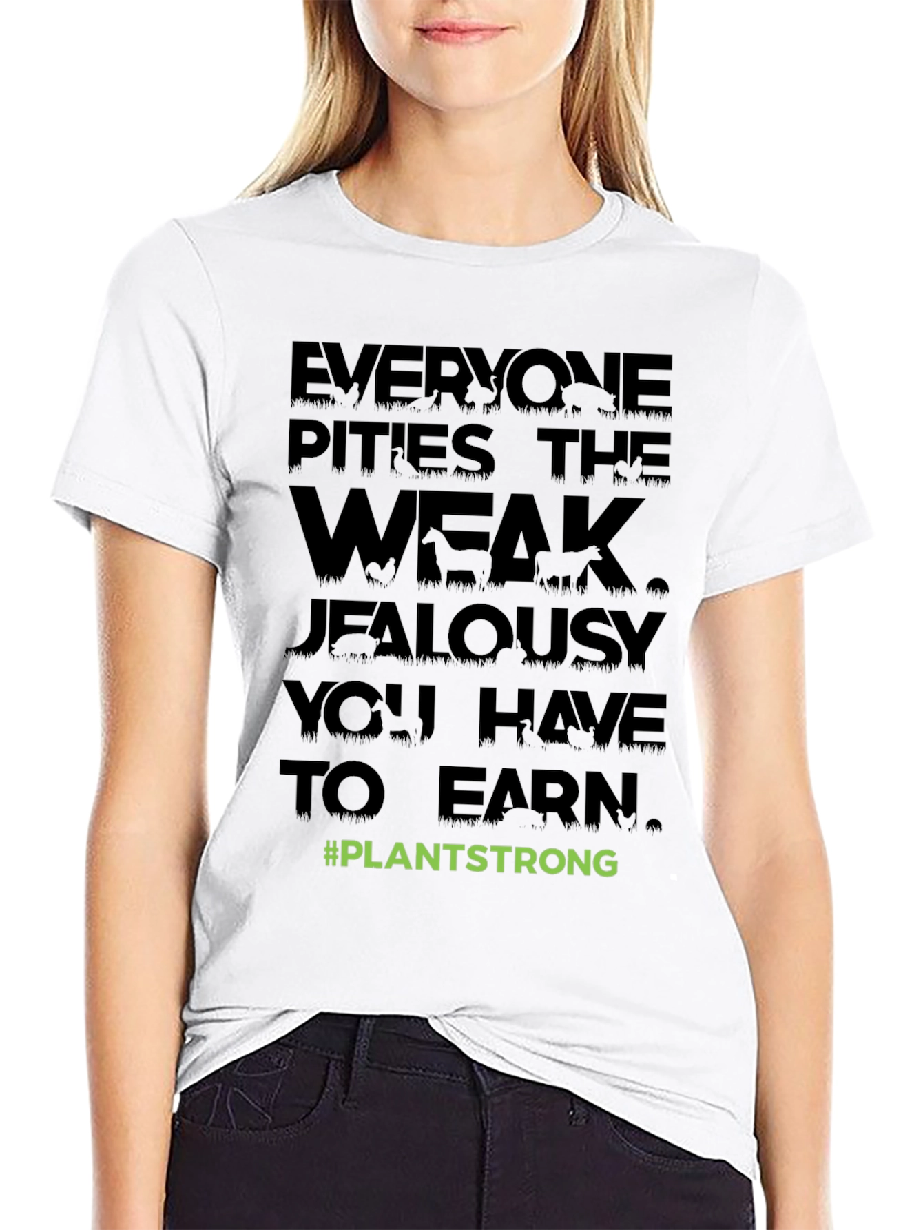 Plant Strong Vegan Graphic Tee