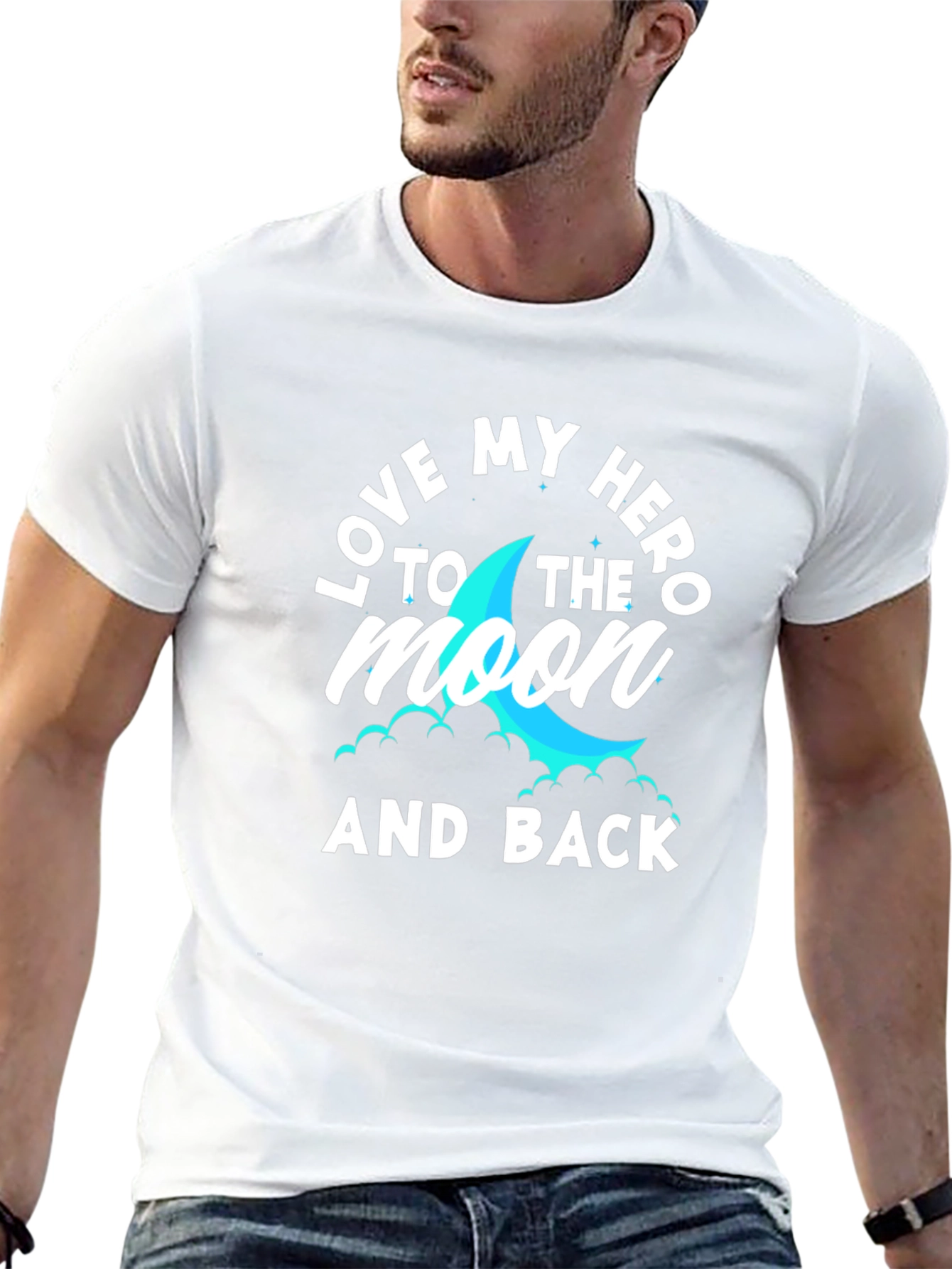 Love My Hero to The Moon and Back T-Shirt