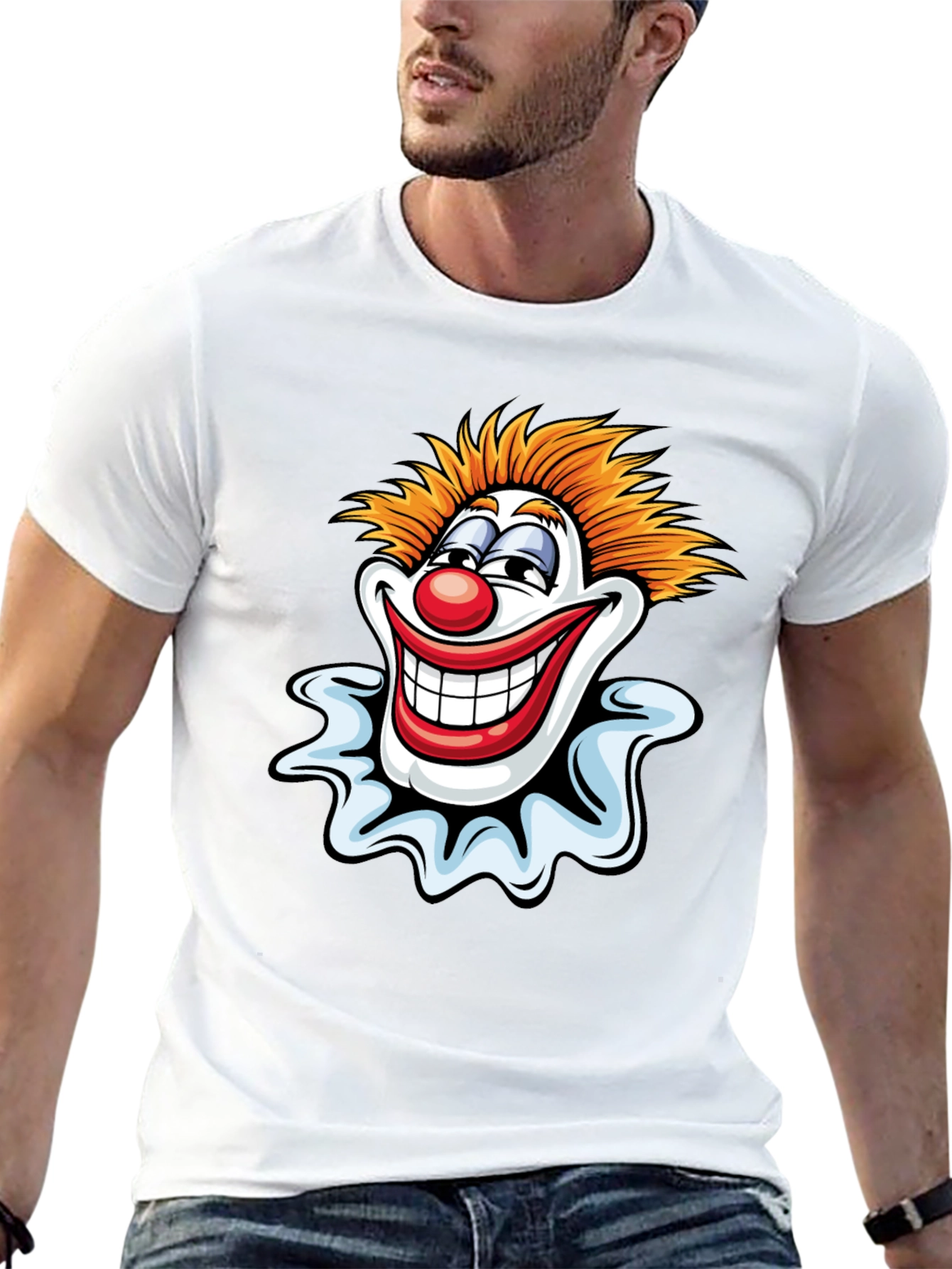 Clown Graphic Tee - Mens Black T-Shirt