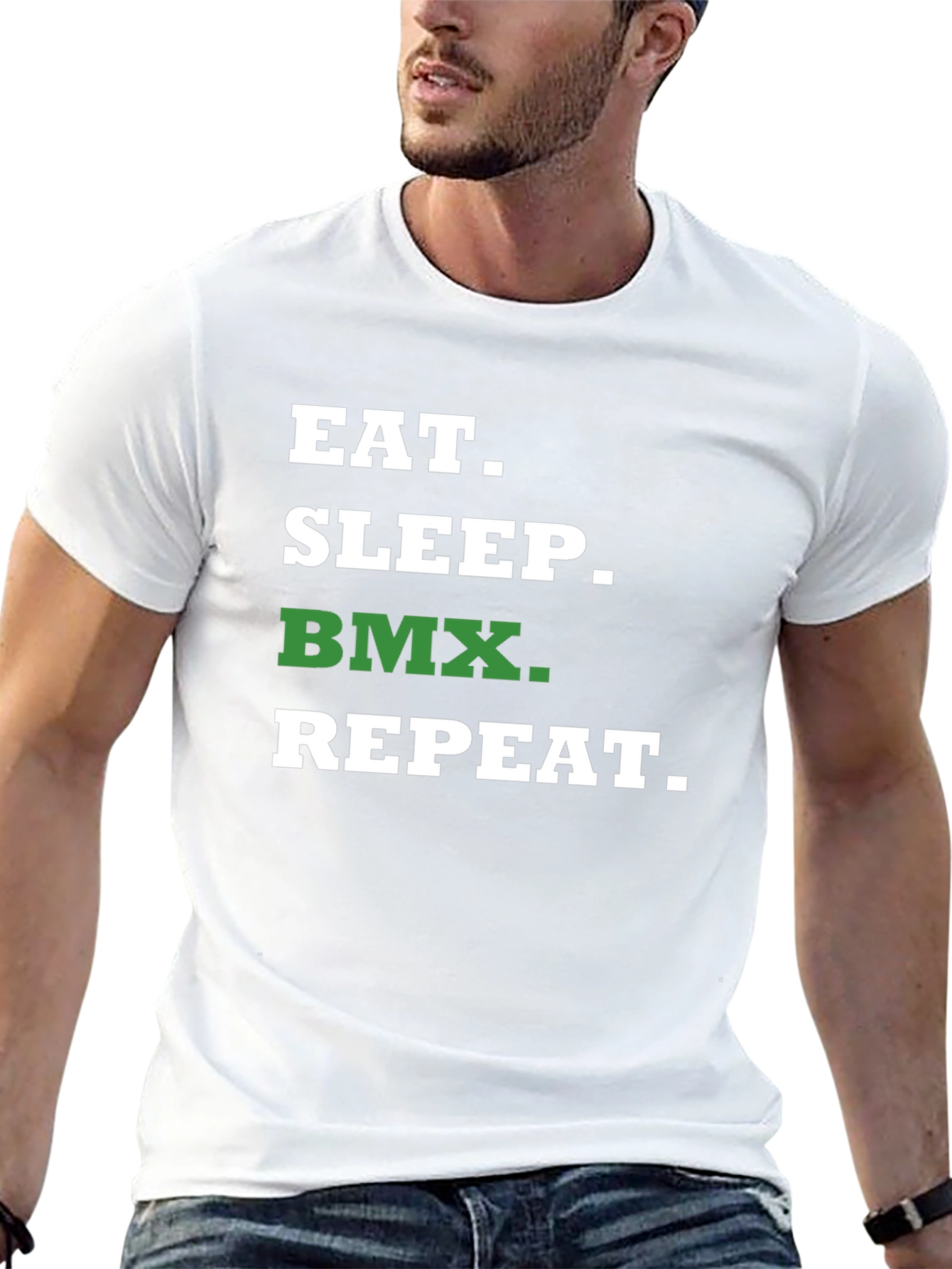 Eat Sleep BMX Repeat Graphic T-Shirt