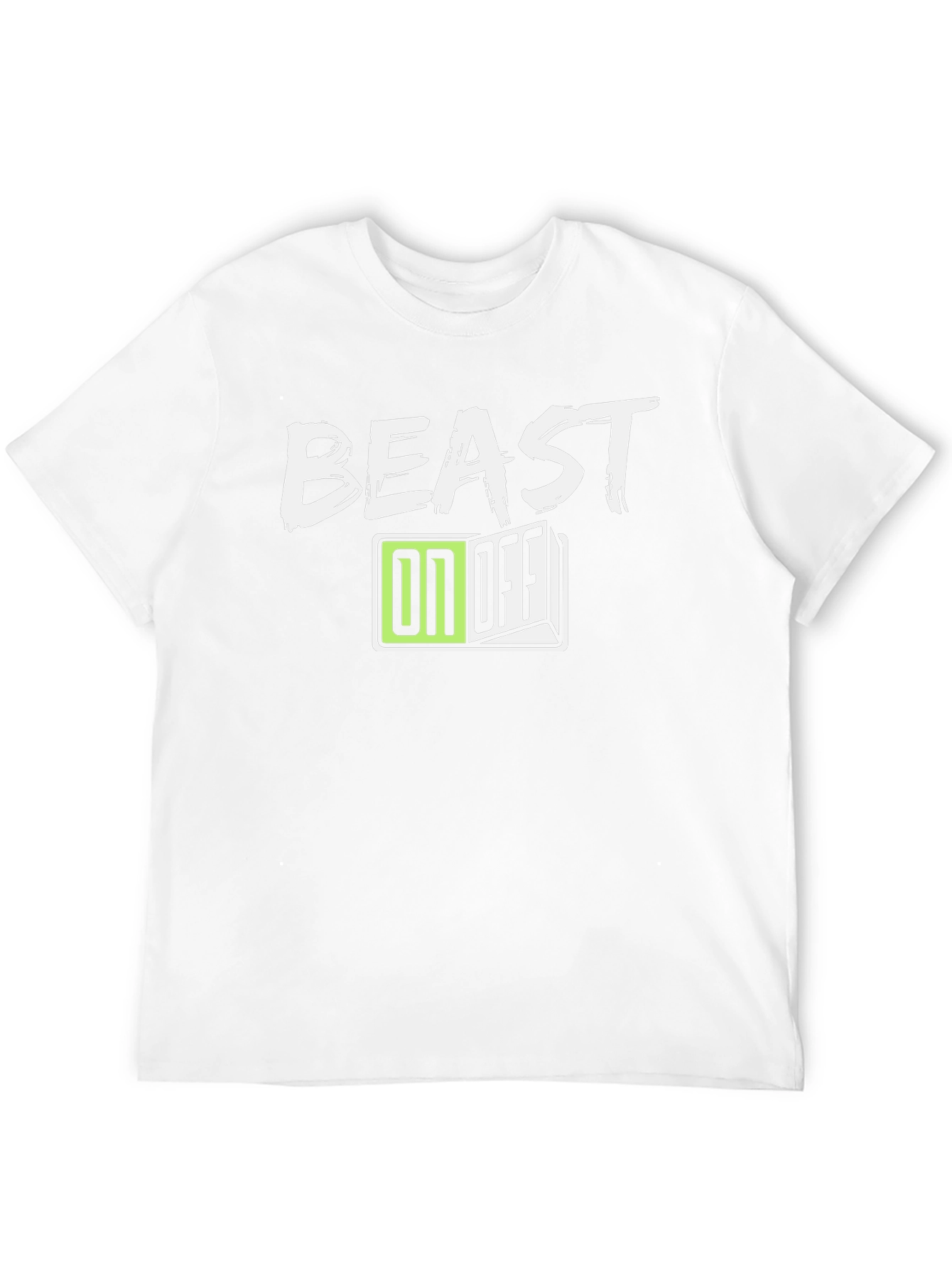 Beast On/Off Graphic Tee - Stylish Mens Black T-Shirt