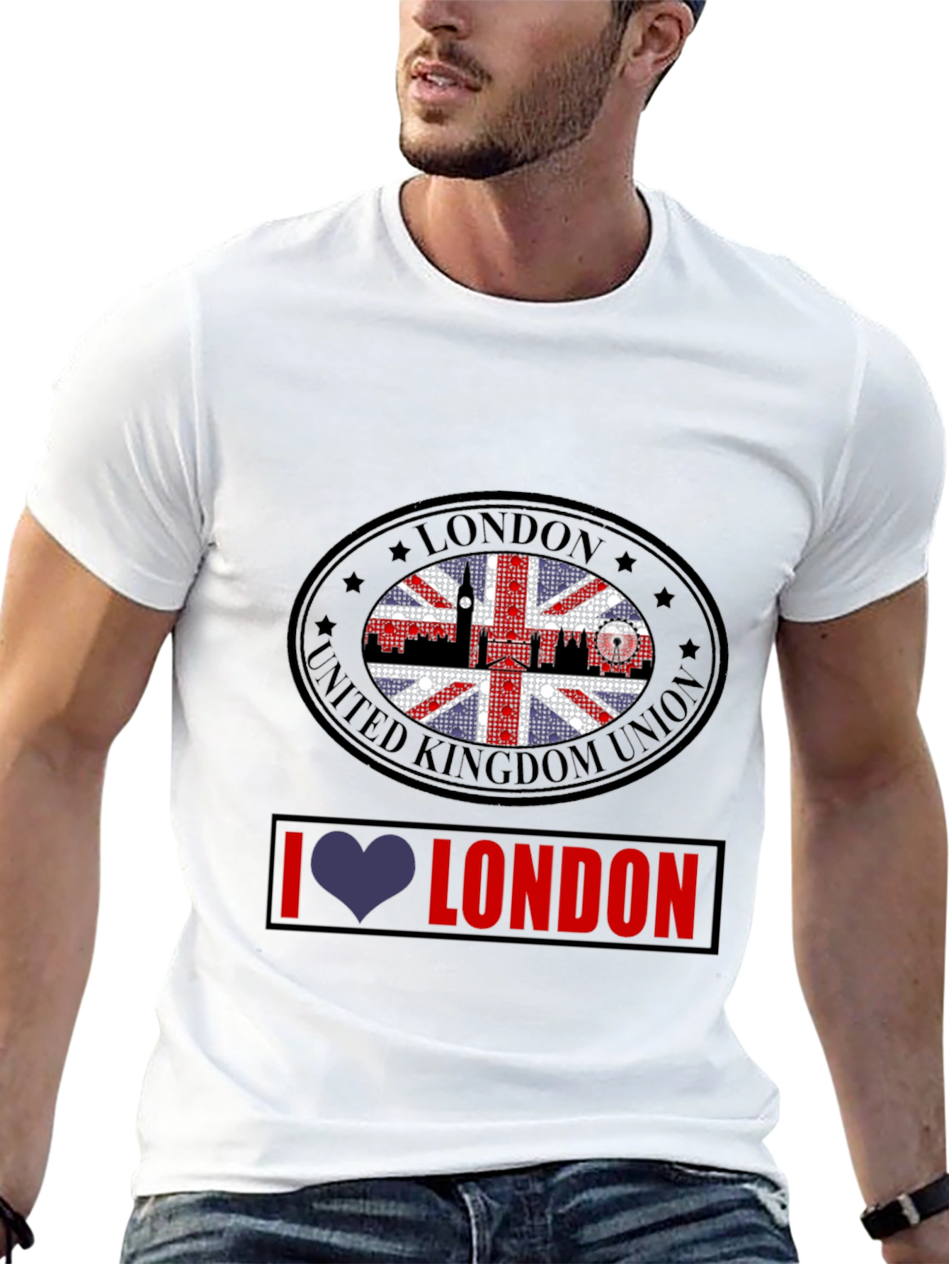 London Themed Graphic Tee