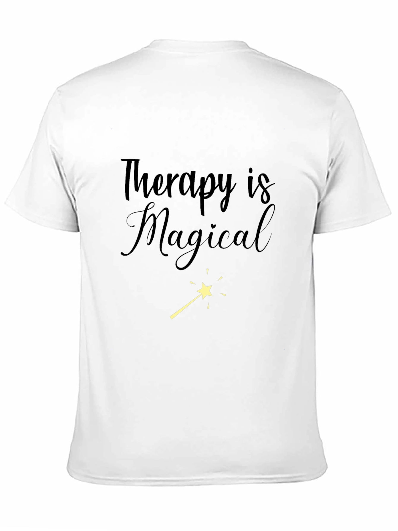Therapy is Magical Black T-Shirt