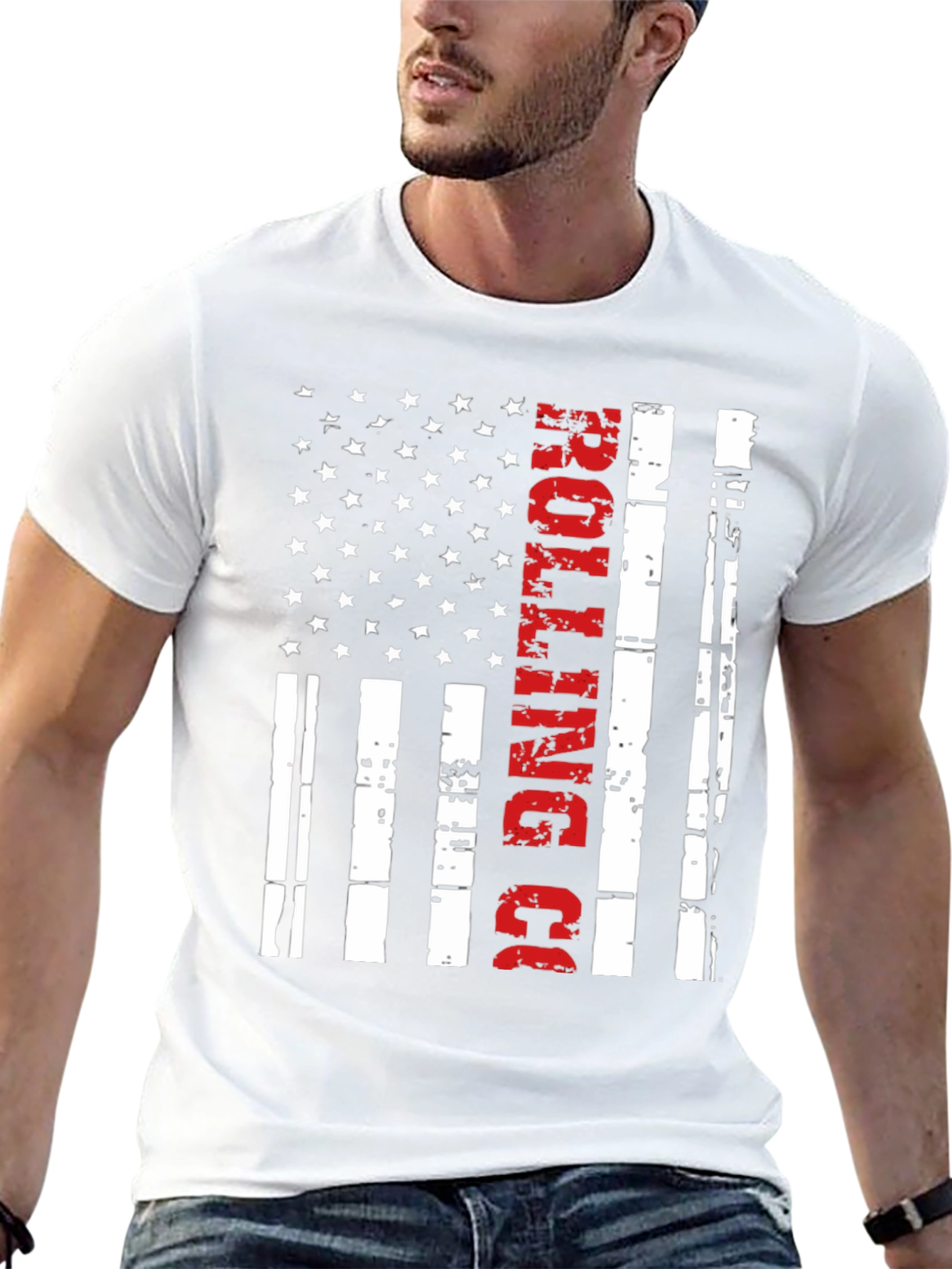 Rolling Co. American Flag T-Shirt