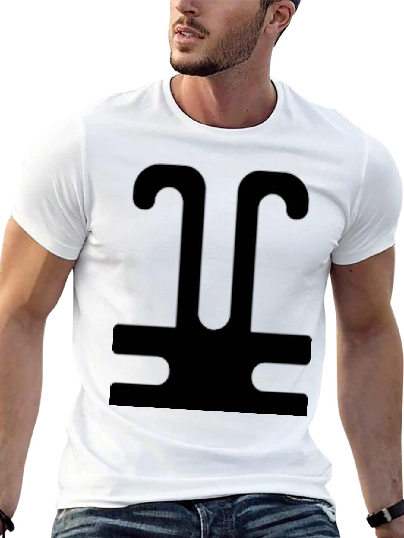 Abstract Symbol Black T-Shirt