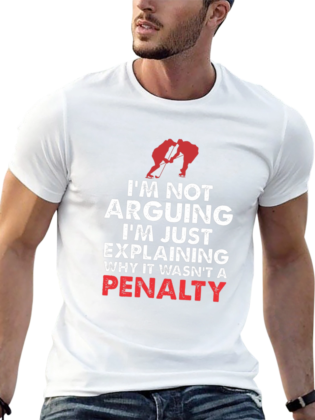 Hockey Penalty T-Shirt - Arguing or Explaining?