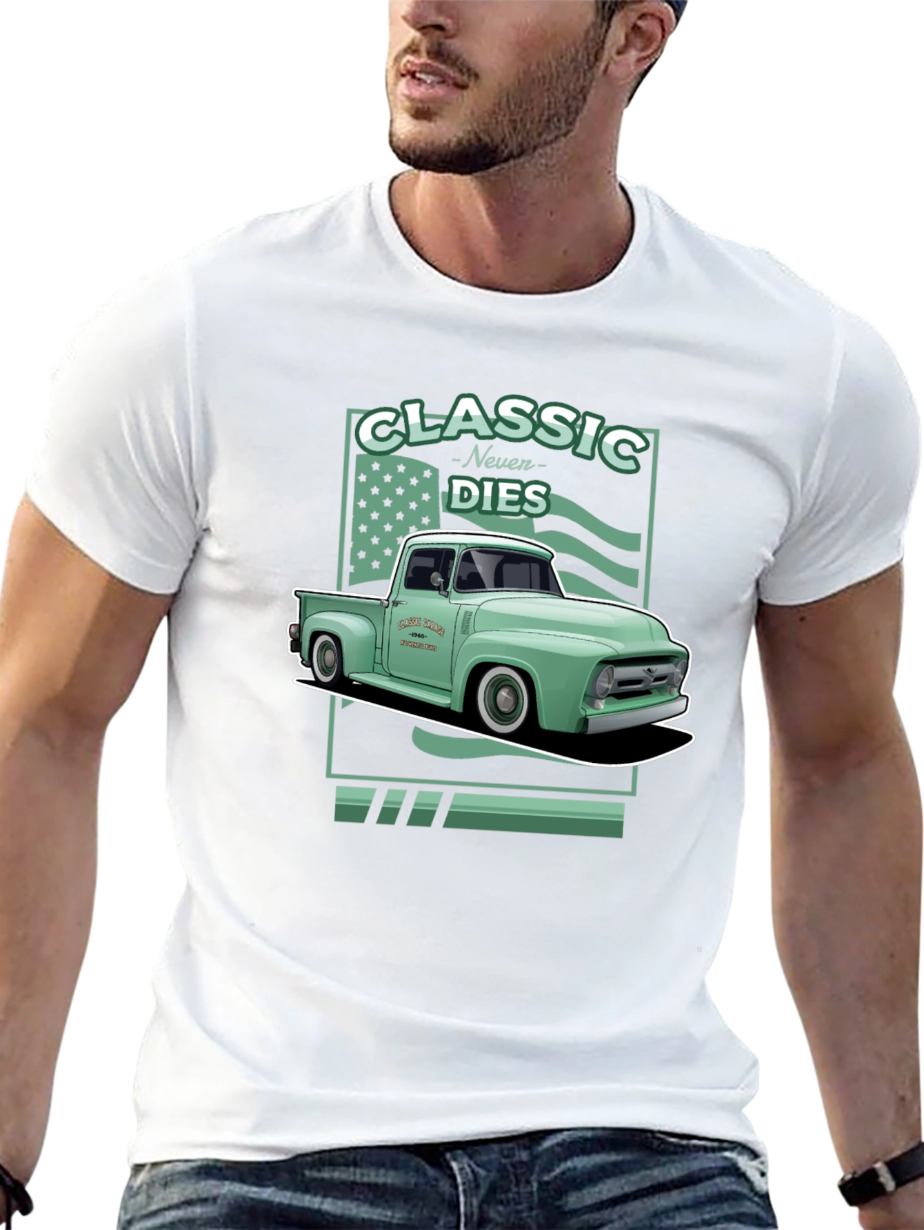 Classic Never Dies Truck Graphic Tee