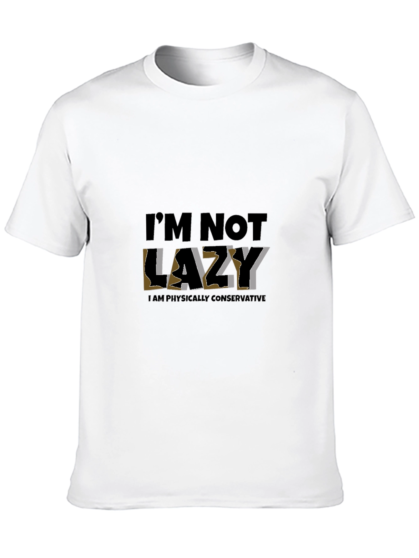 Im Not Lazy Mens Graphic T-Shirt