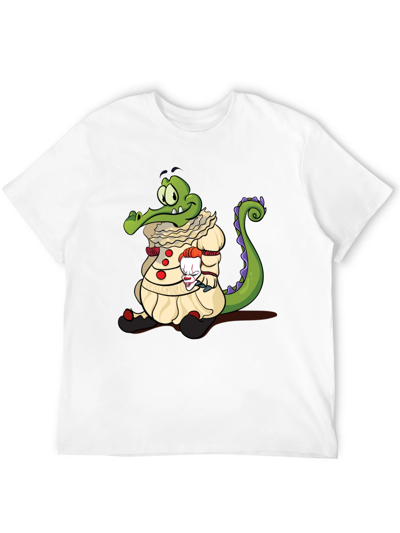 Creepy Clown Alligator Graphic Tee