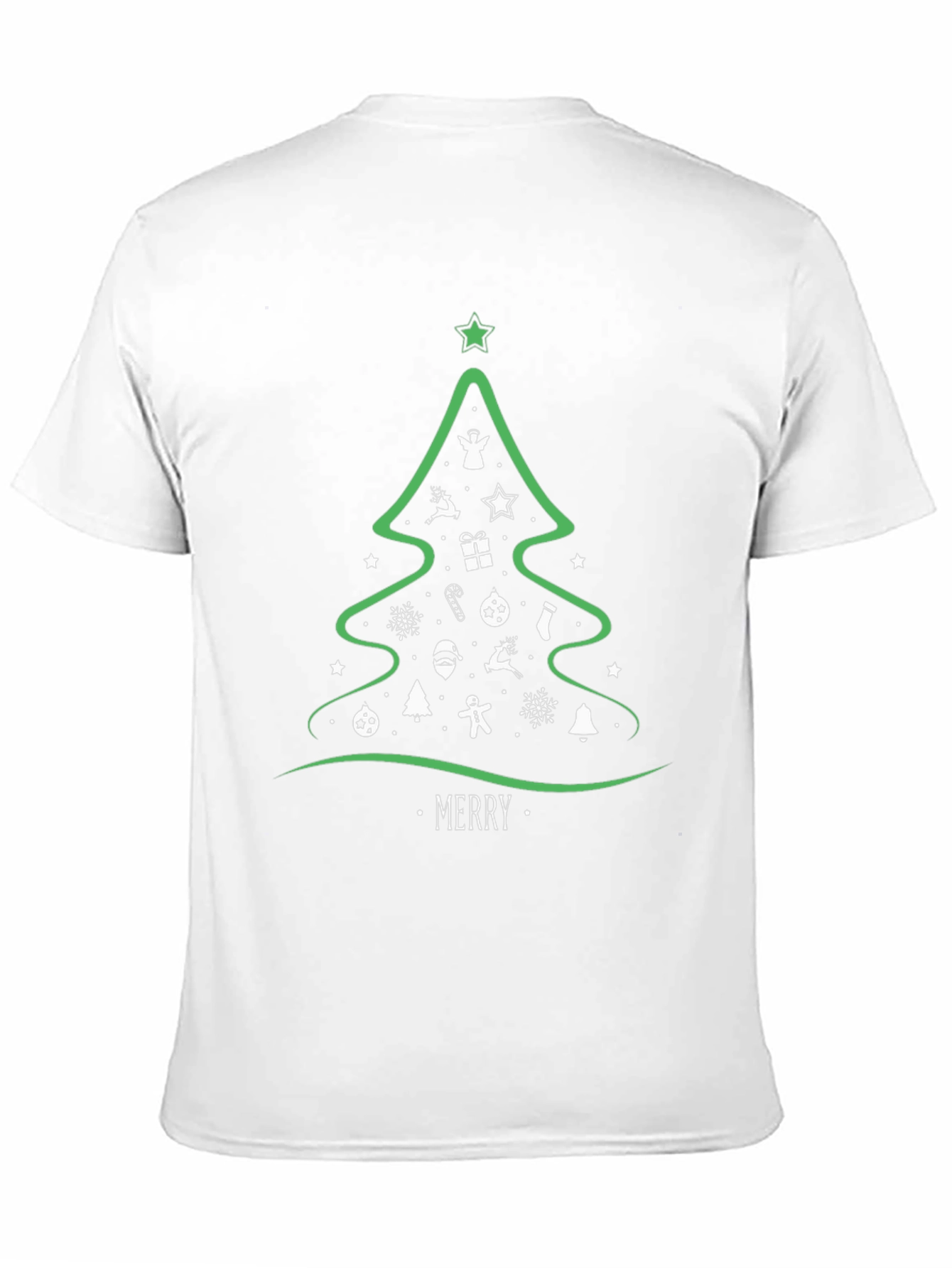 Festive Christmas Tree Graphic Tee