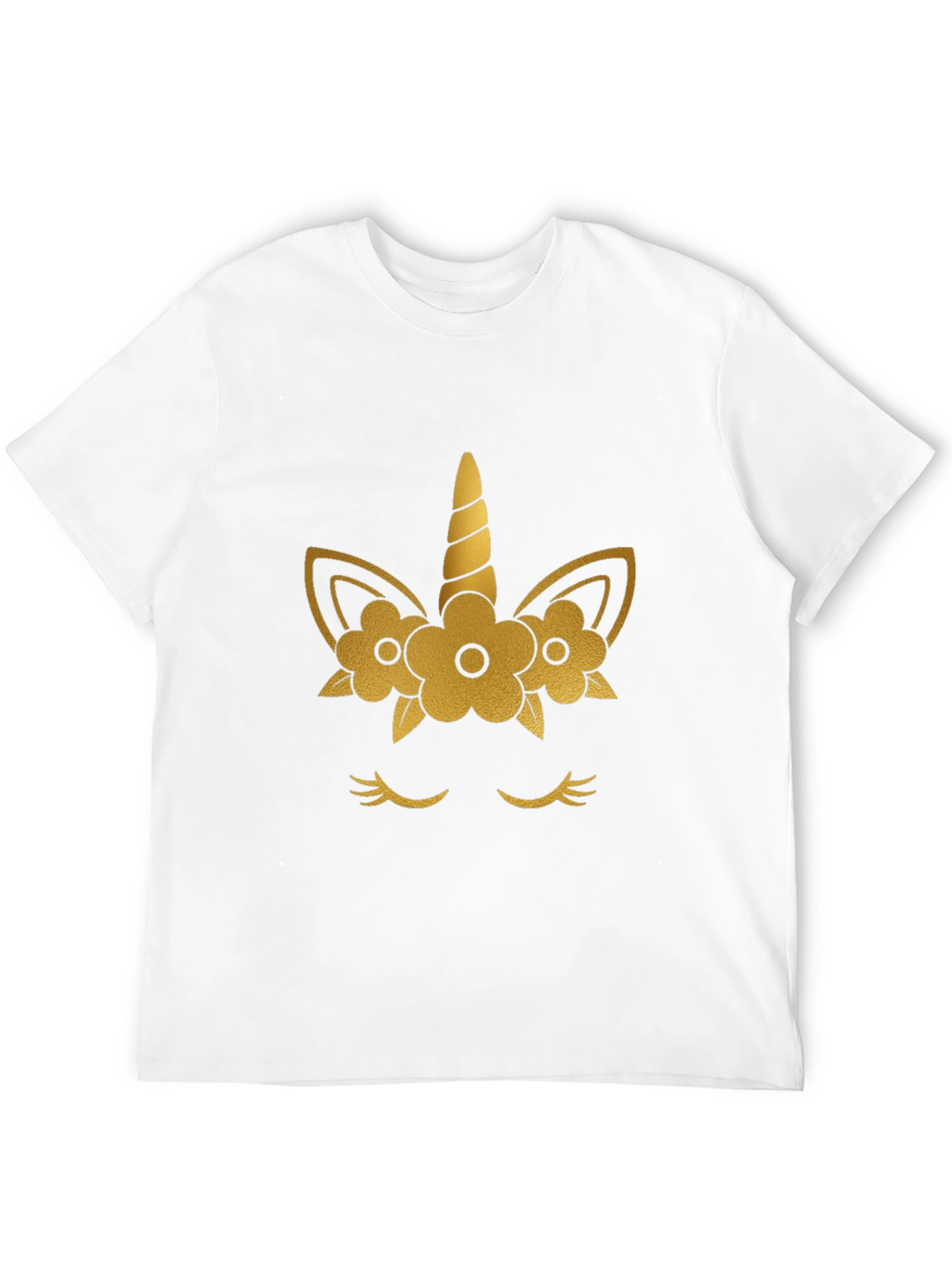 Unicorn Tee - Gold Foil Design