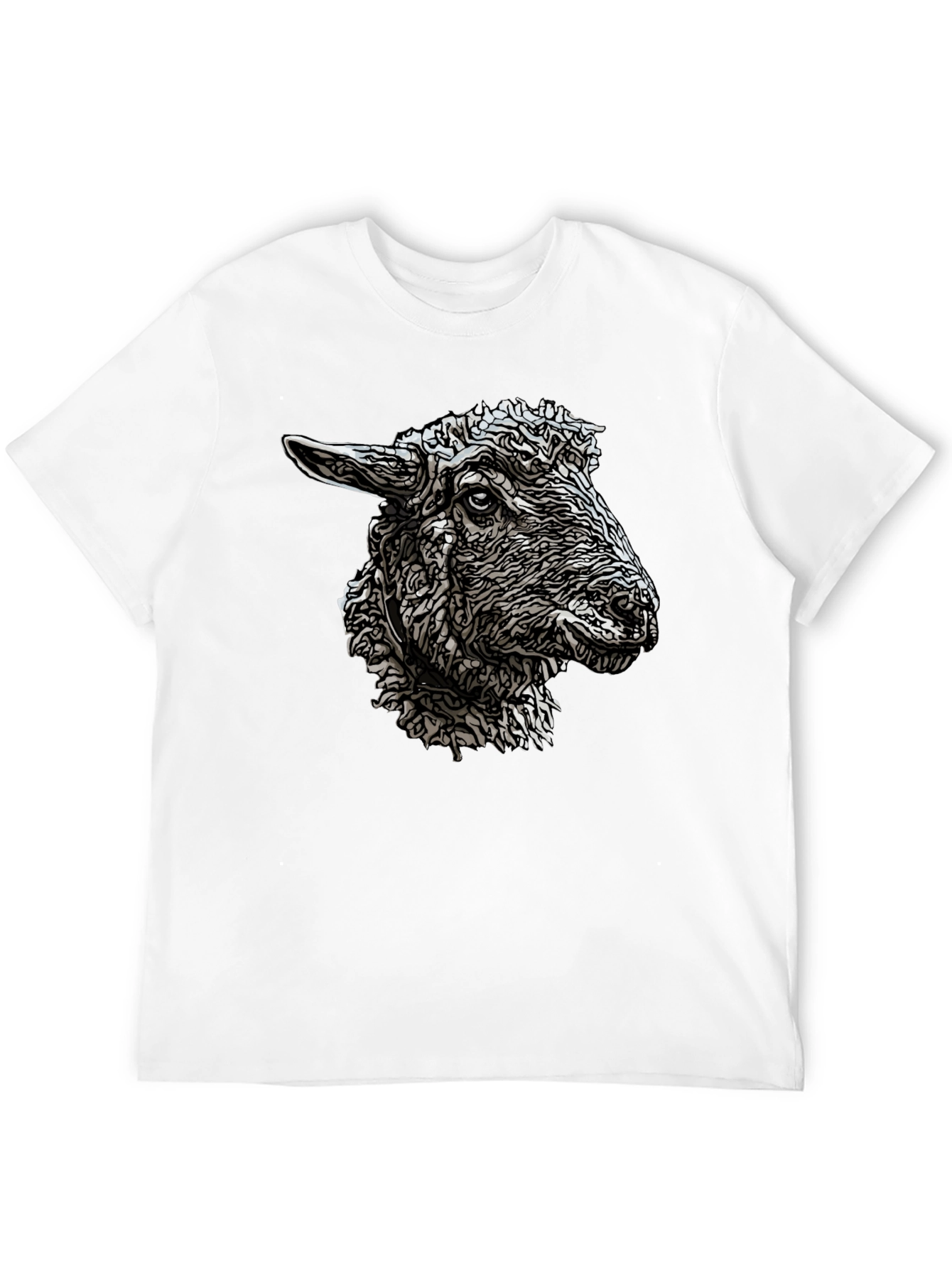 Black Sheep Graphic Tee - Unique Animal Design