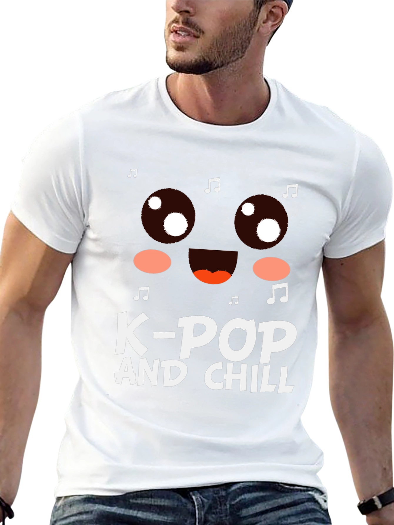 K-Pop and Chill Graphic T-Shirt