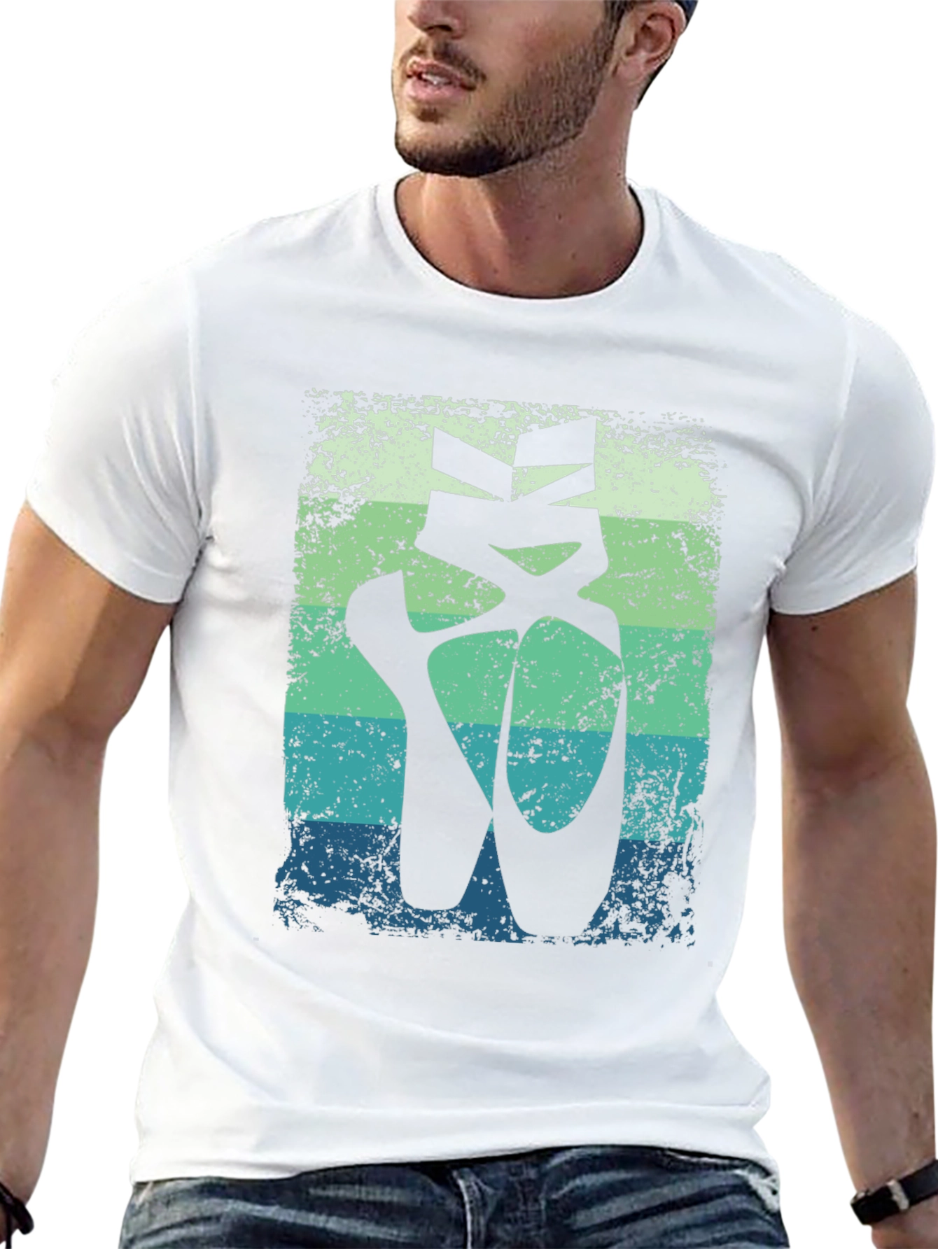 Ballet Shoe Graphic Tee - Soft Cotton Comfort