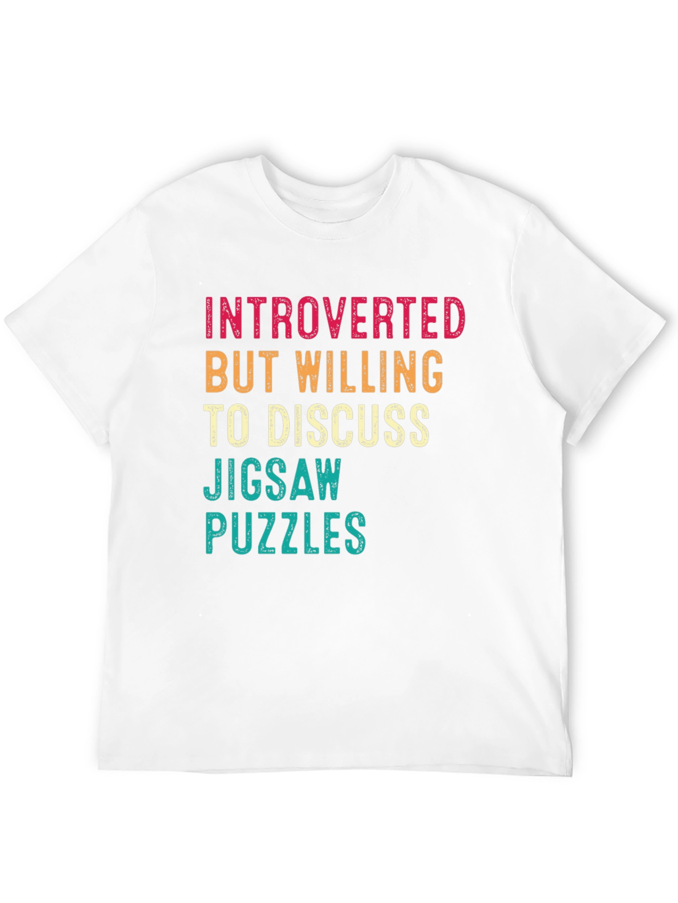 Introverted Jigsaw Puzzles Graphic Tee