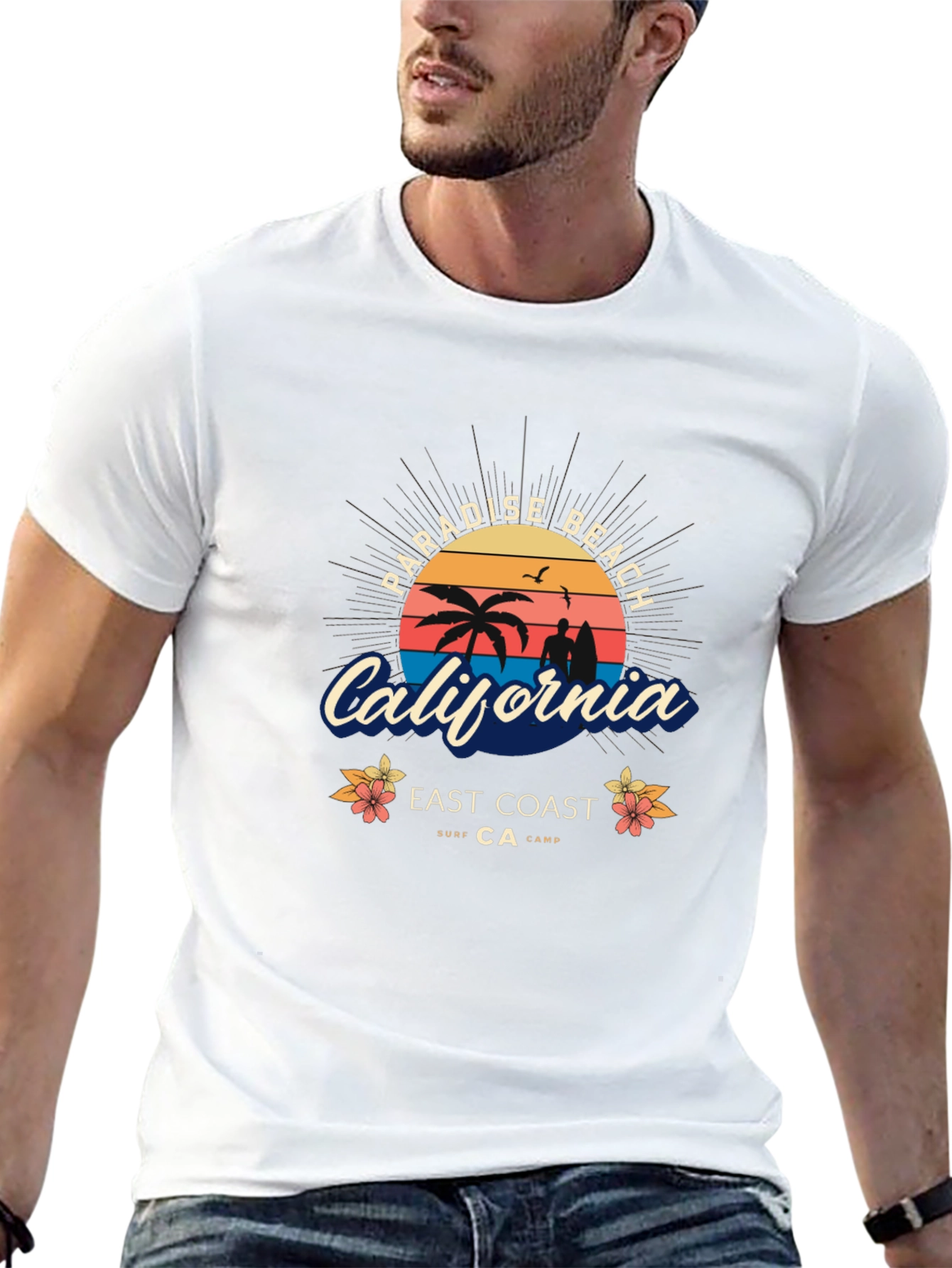 Paradise Beach California Surf T-Shirt